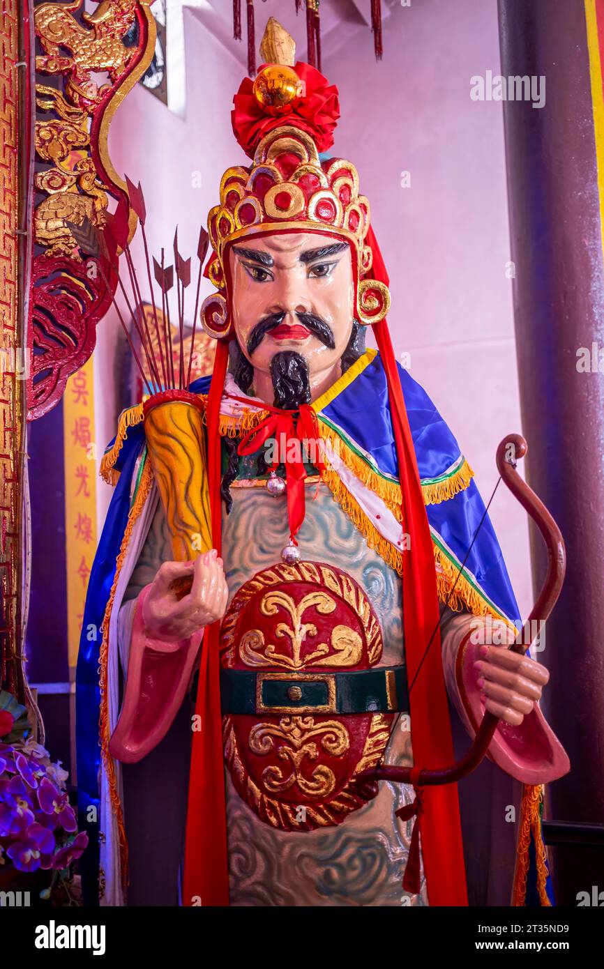 Hà Tiên, Vietnam. 23 agosto 2014. Pagoda Quan Thanh Mieu a Hà Tiên, provincia di Kiên Giang nella regione del delta del Mekong nel Vietnam meridionale. Foto Stock