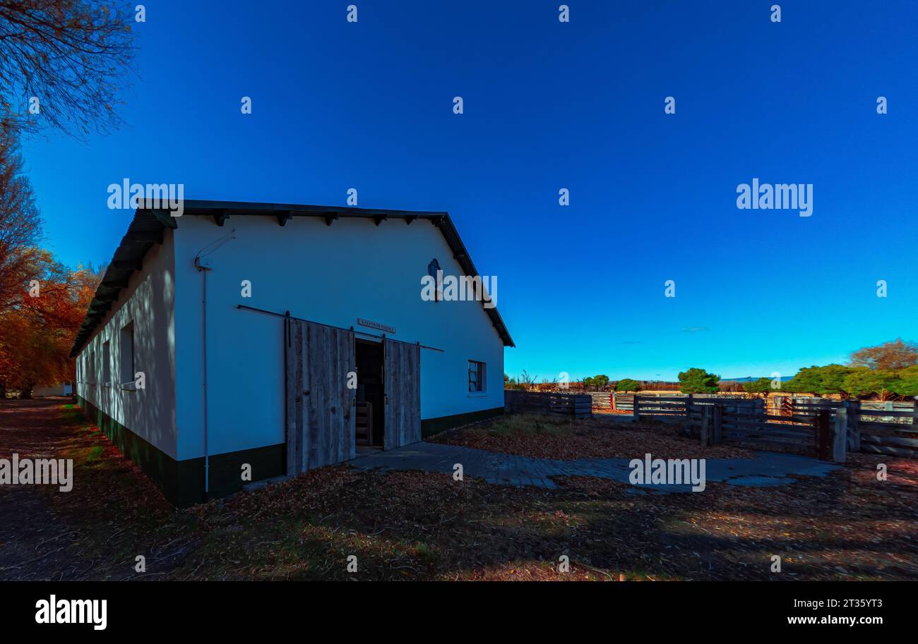 L'Ascension Ranch, riserva naturale sulle rive del lago Buenos Aires Foto Stock