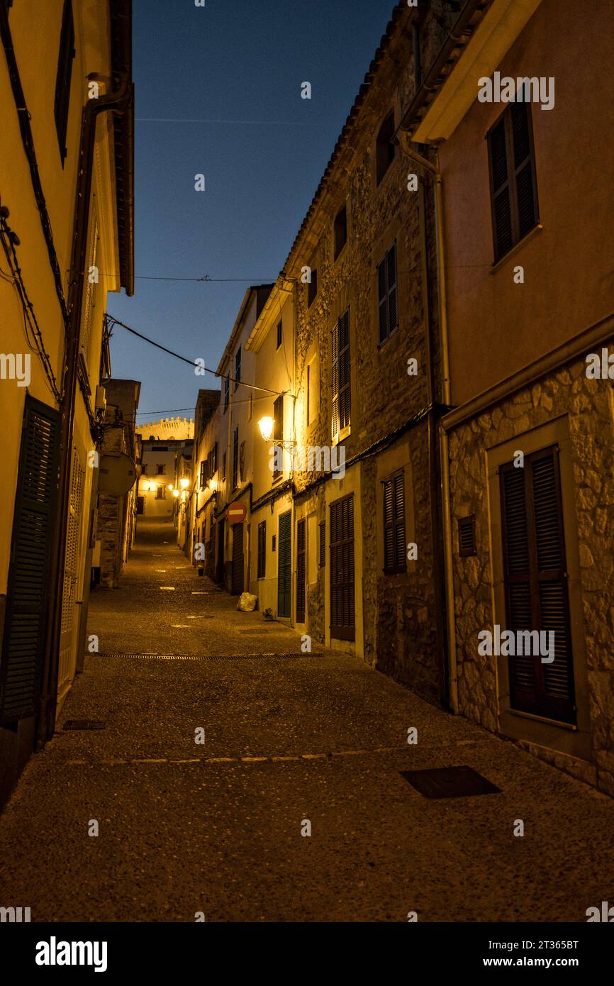 Capdepera torvo, Mallorca, Spagna Foto Stock