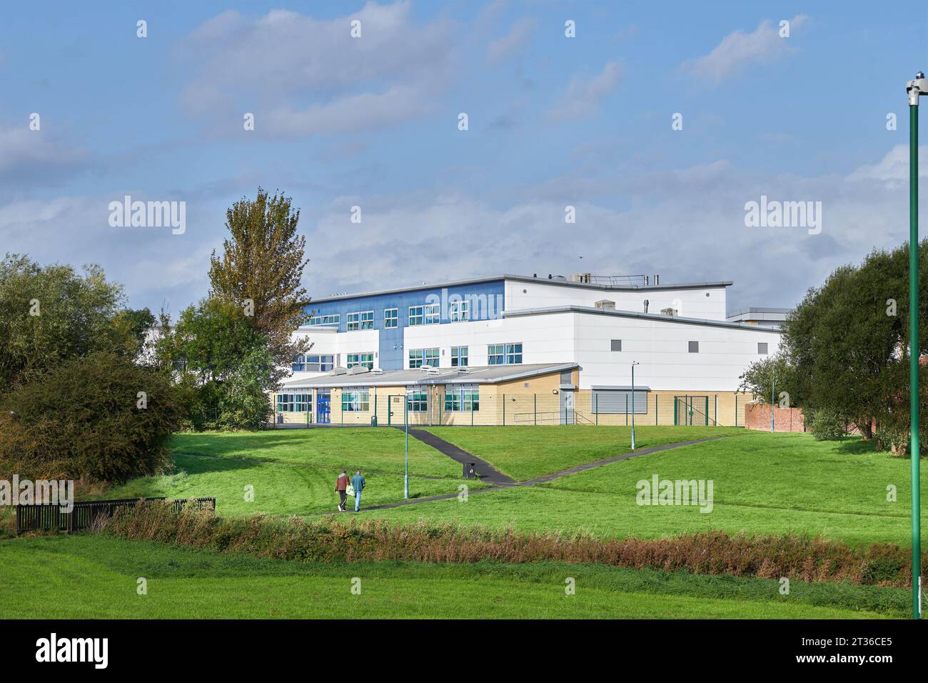 Boldon School, una scuola secondaria mista, Boldon Colliery, South Tyneside, Inghilterra. Foto Stock