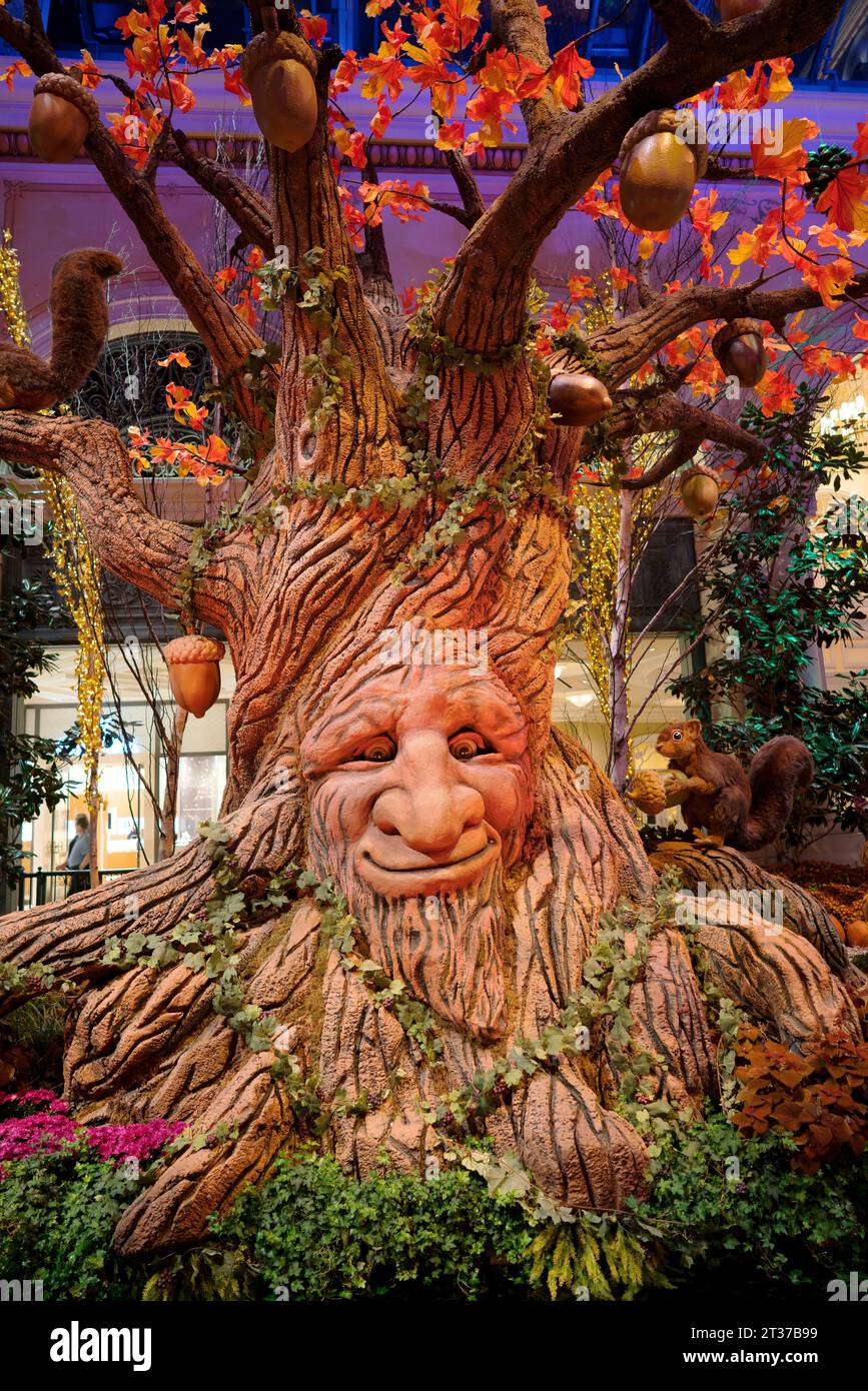 Bellagio Hotel, decorazioni stagionali, hall Las Vegas, Nevada, Clark County USA Foto Stock