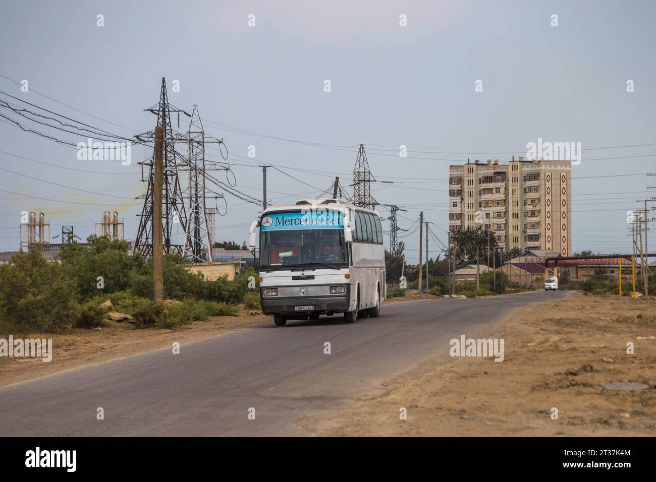 25.07.2023. Azerbaigian, Sangachal. Mercedes O303 va soprattutto per me. Foto Stock