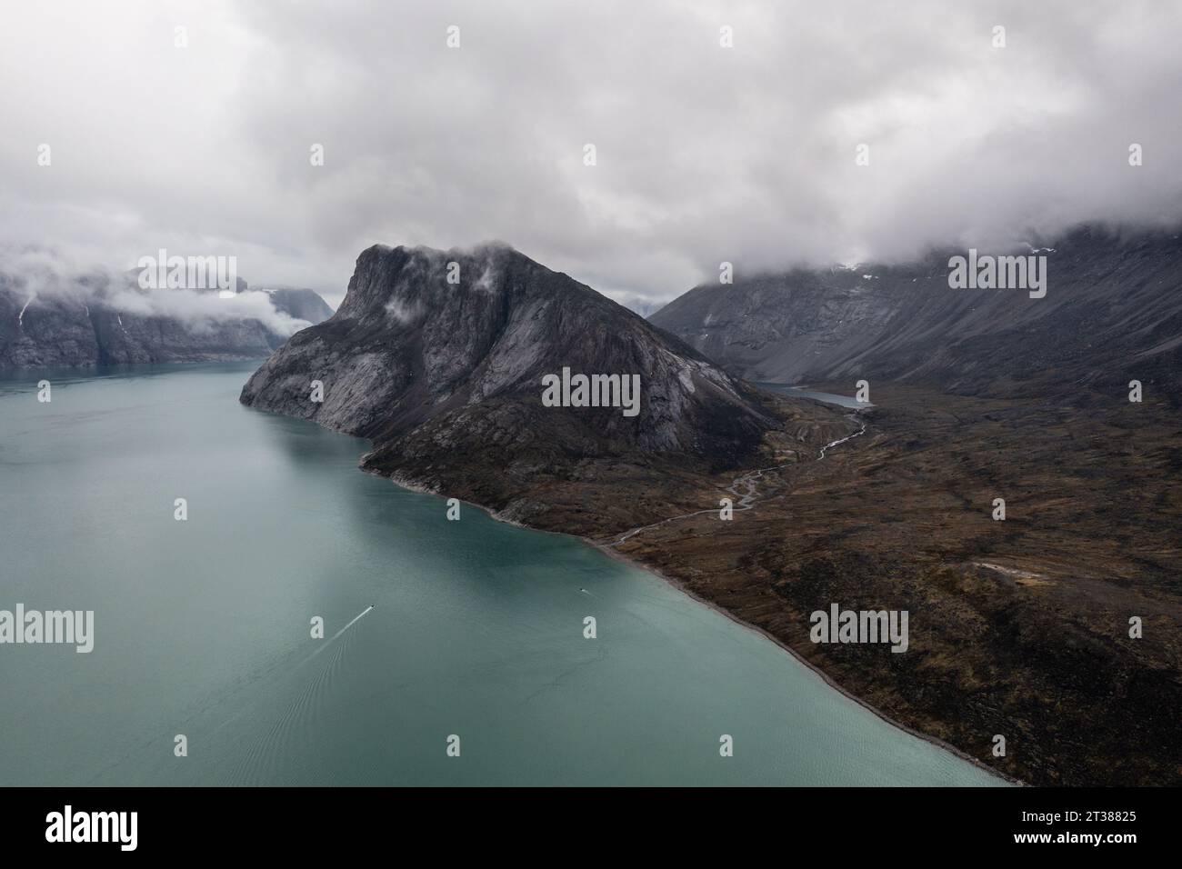 Sam Ford Fjord, Baffin Island Foto Stock