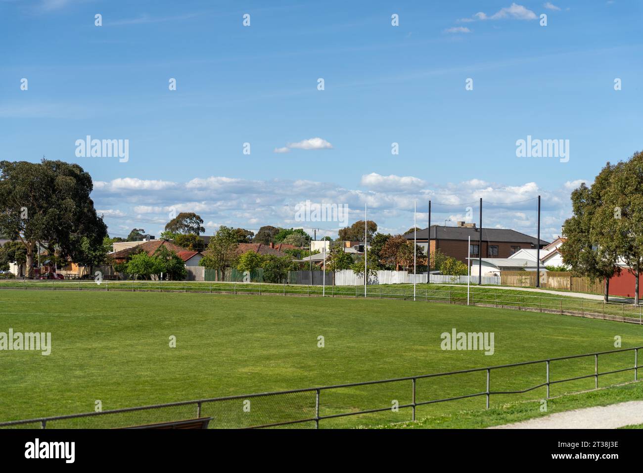 afl football ovale australia Foto Stock