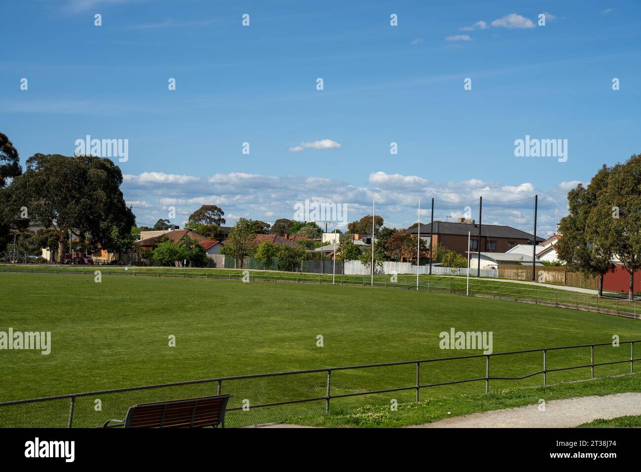 afl football ovale australia Foto Stock