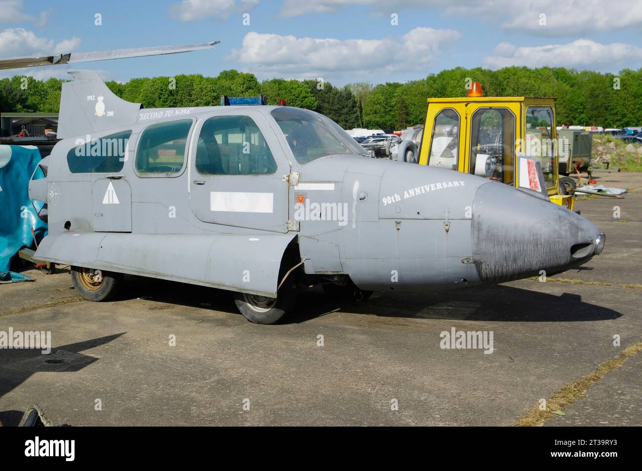 Cessna 310 fusoliera, convertita in auto, Bruntingthorpe, Inghilterra, Foto Stock