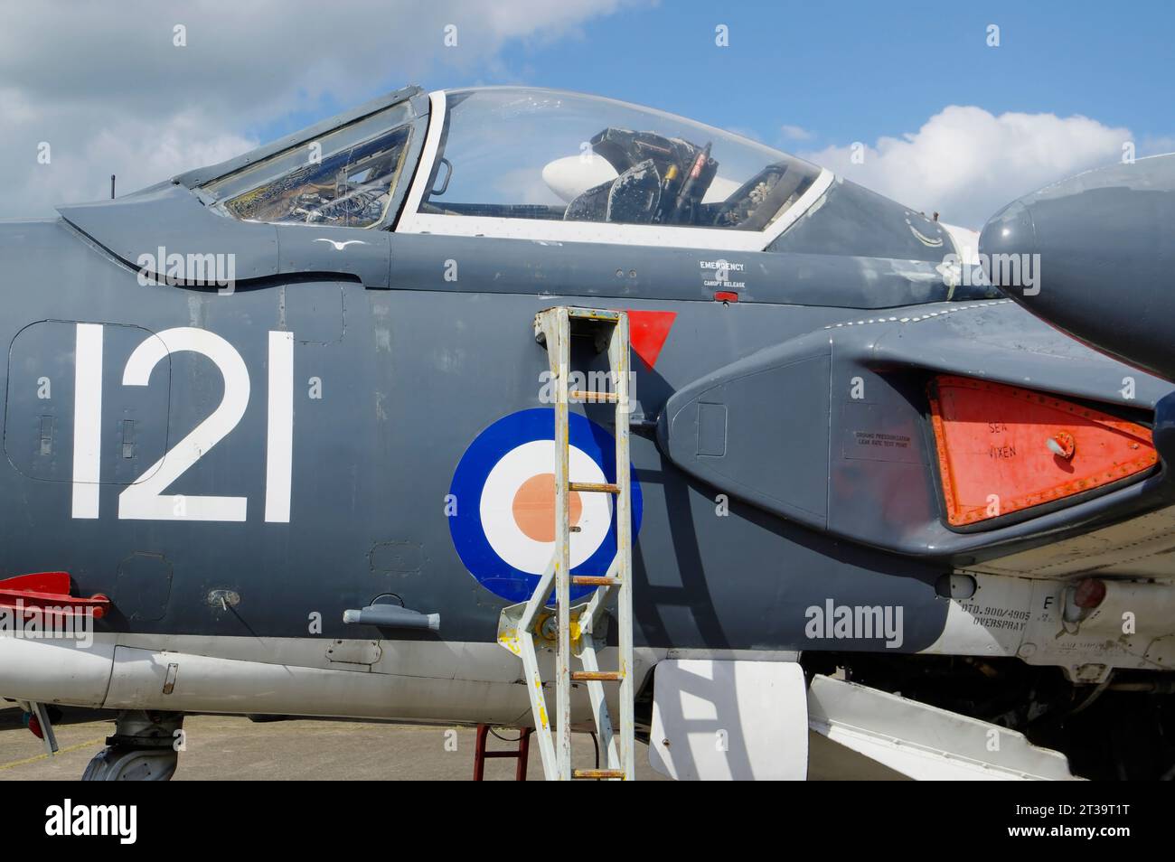 De Havilland, Sea Vixen, FAW.2, XJ494, Bruntingthorpe, Leicester, Inghilterra, Foto Stock