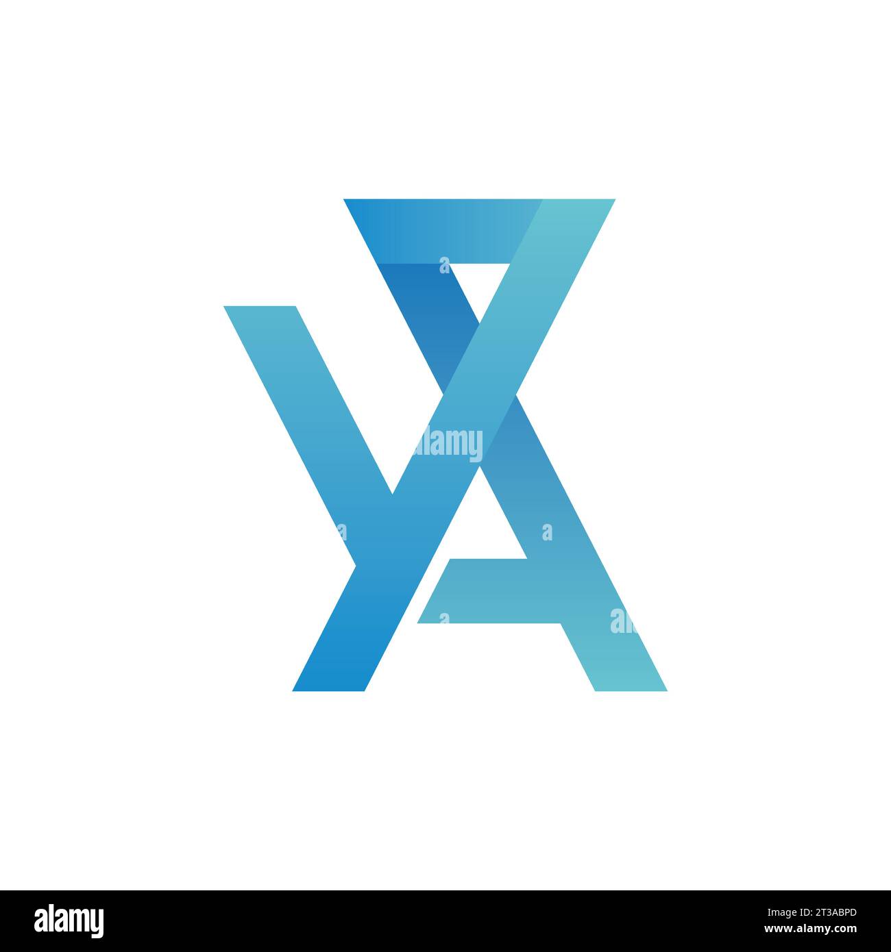 Logo YA, monogramma AP, logo AP iniziale, logo AP lettera, icona, vettore Illustrazione Vettoriale