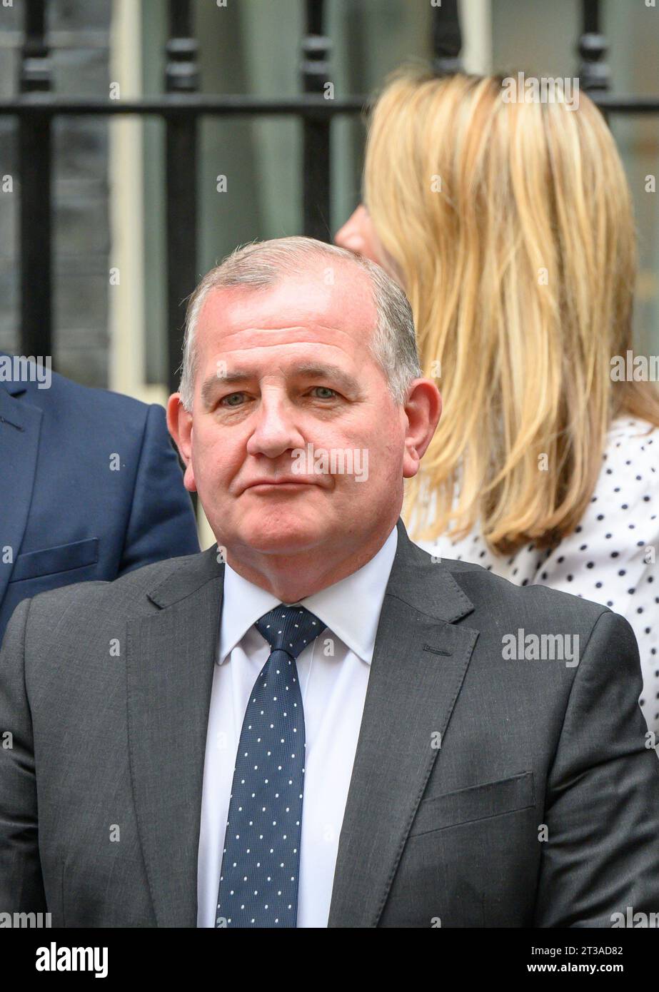 Jason Towse - Managing Director, Business Services, MITIE Security - a Downing Street, a seguito di una riunione sull'aumento del taccheggio, 23 ottobre Foto Stock