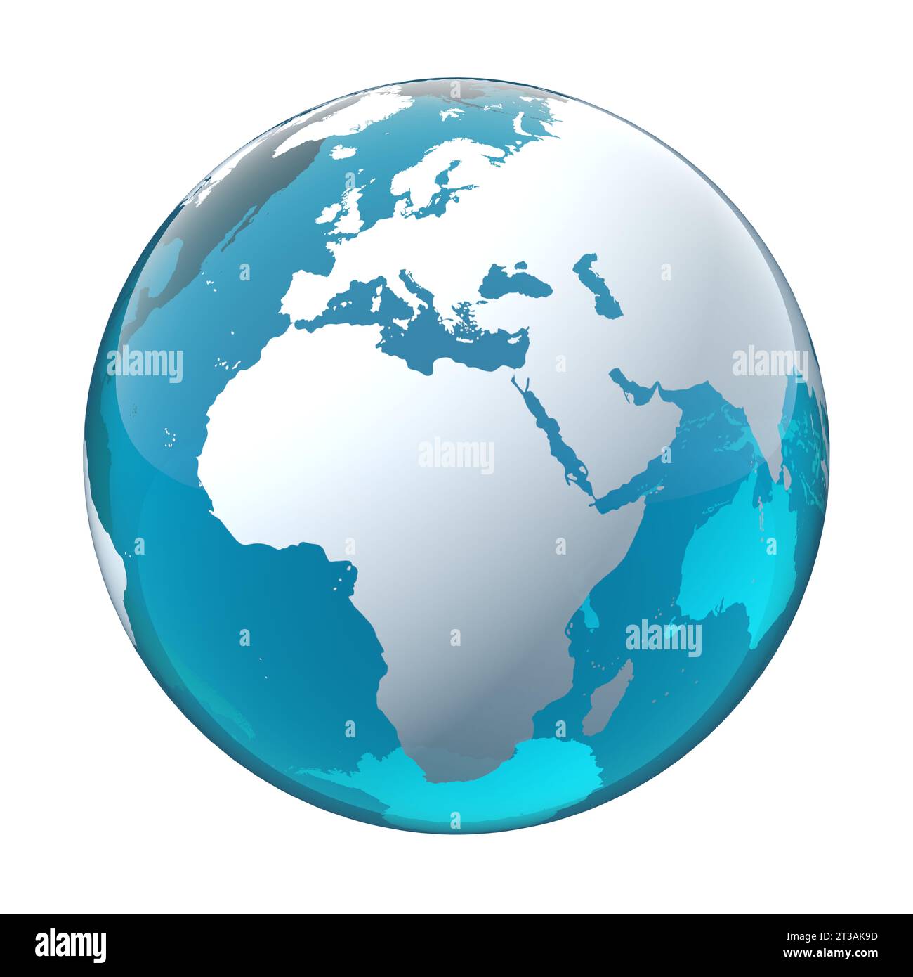 globo terrestre, mappa del mondo Foto Stock