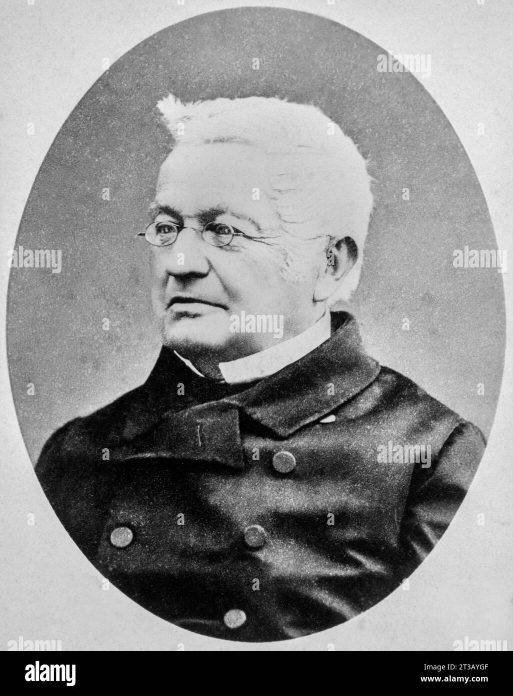 Fotografia , Ritratto di Adolphe Thiers ( 1797 - 1877 ) avvocato, giornalista, storico e statista francese. Foto Stock