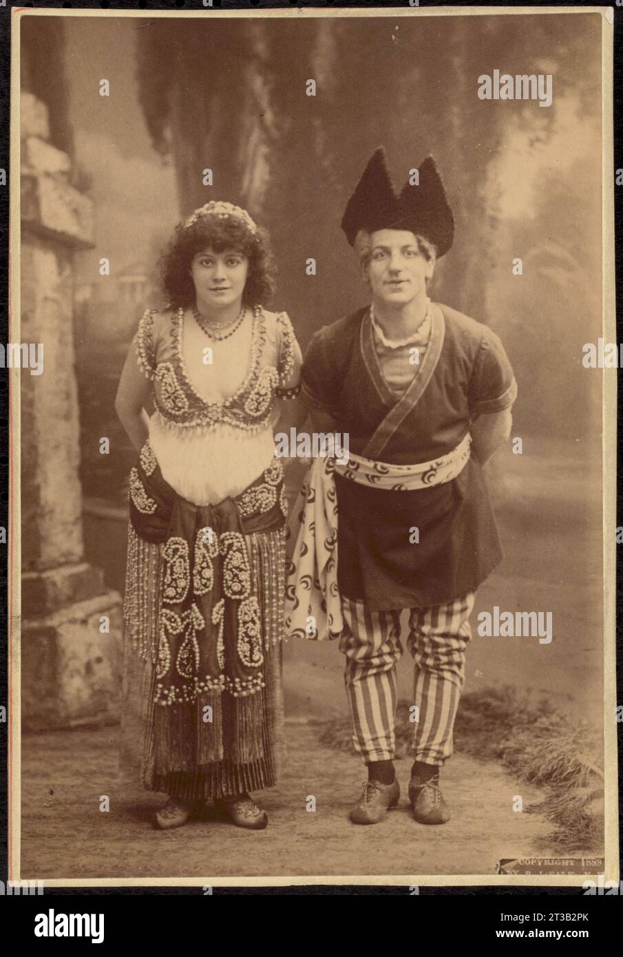 Francis Wilson, Marie Jansen Foto Stock