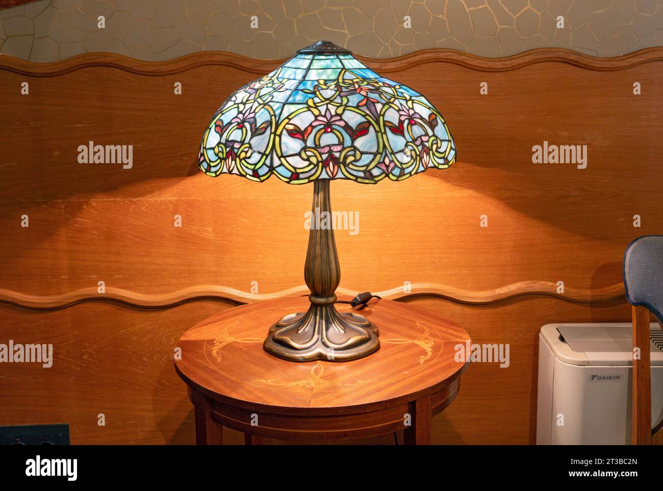 Casa Batllo di Antoni Gaudi, Barcellona, Spagna Foto Stock