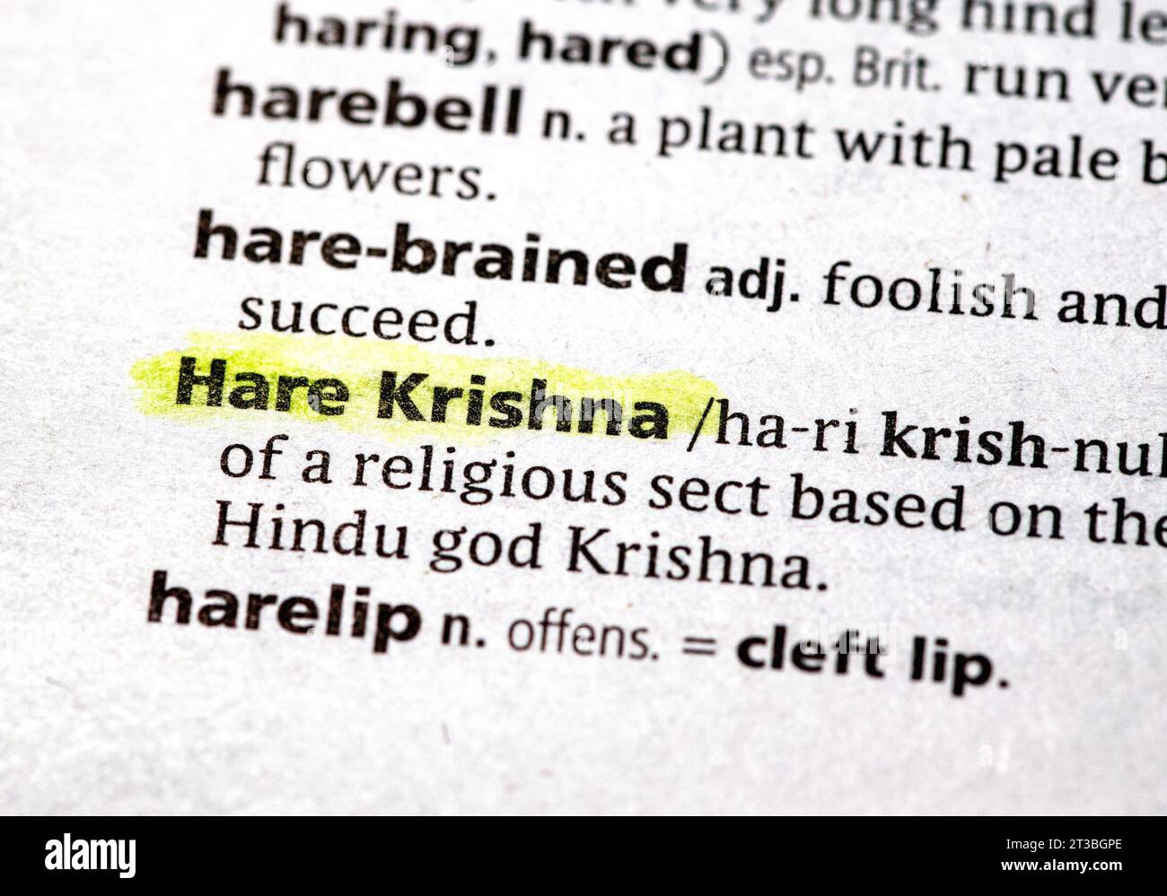 Hare krishna Foto Stock