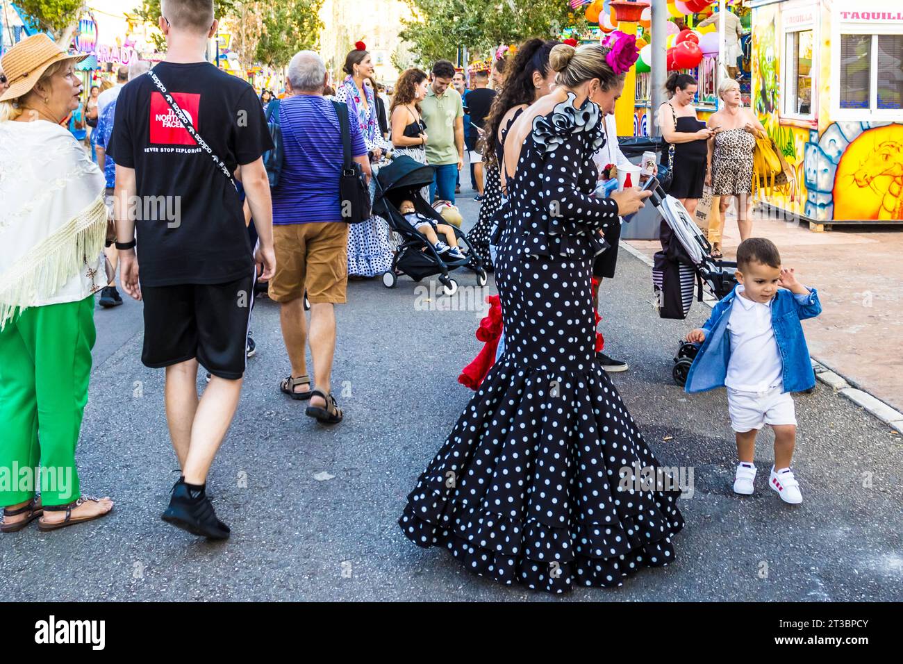 Spagna nel 2023 Fuengirola Feria Foto Stock