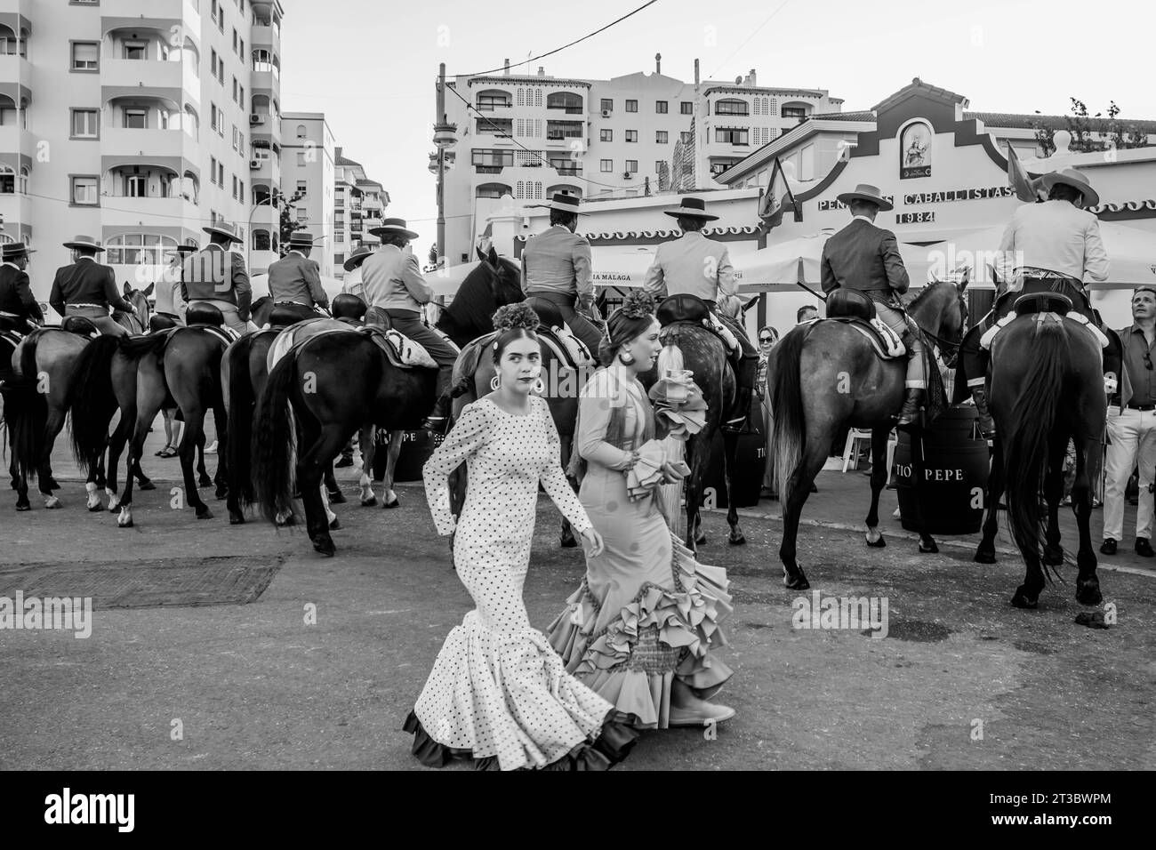 Spagna nel 2023 Fuengirola Feria Foto Stock