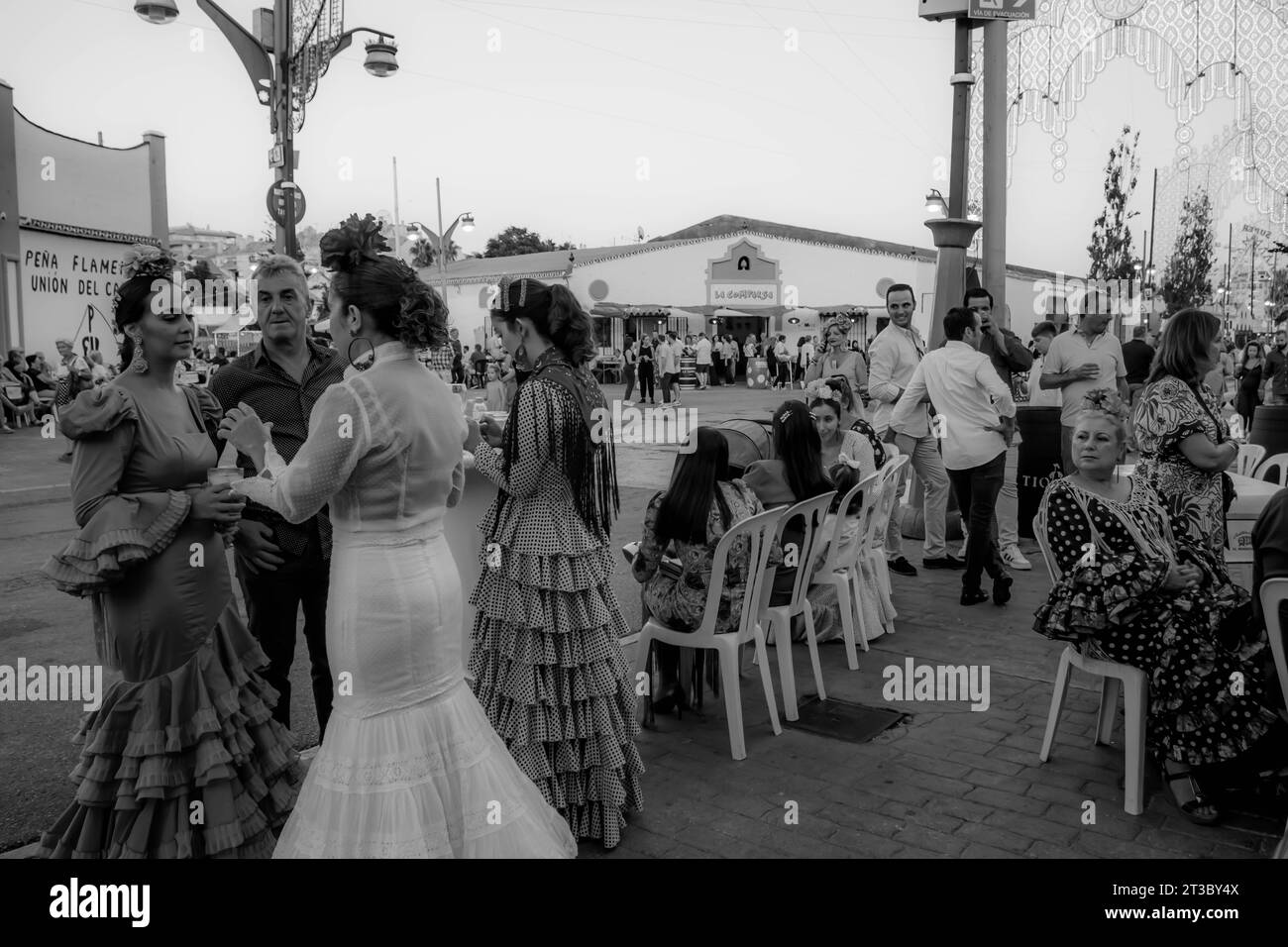 Spagna nel 2023 Fuengirola Feria Foto Stock