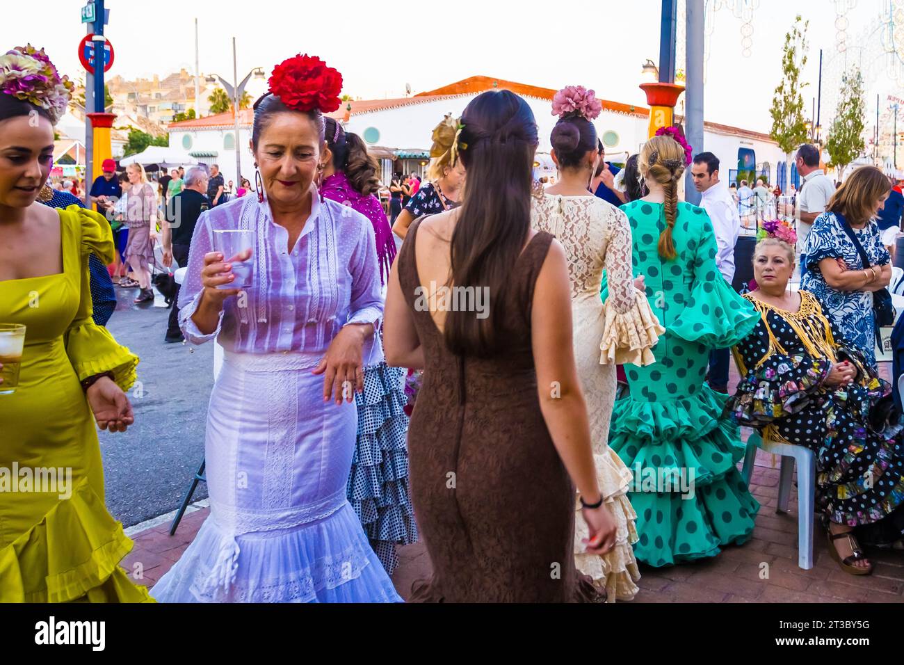 Spagna nel 2023 Fuengirola Feria Foto Stock