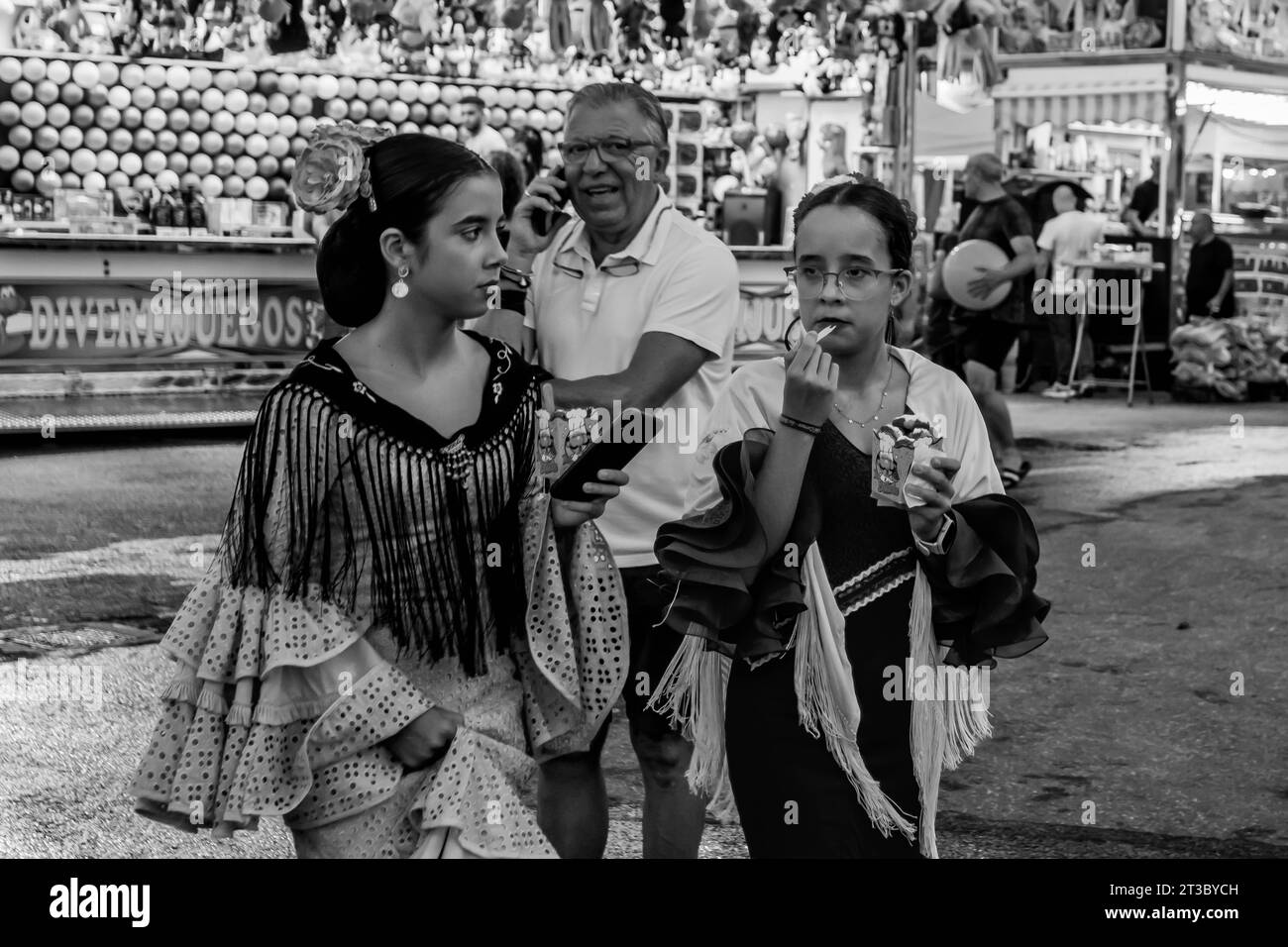 Spagna nel 2023 Fuengirola Feria Foto Stock