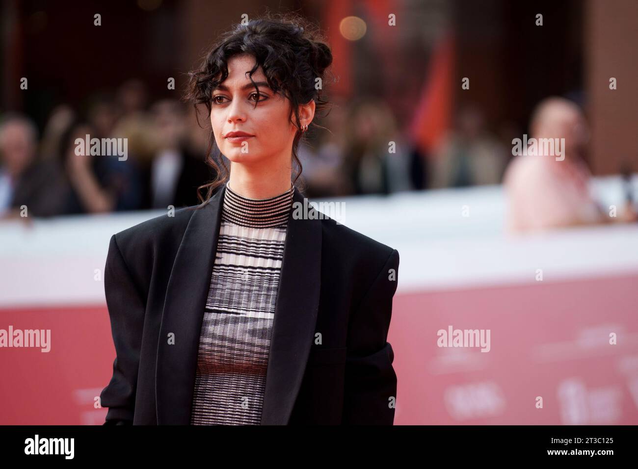 ROMA, ITALIA - 23 OTTOBRE: Martina gatti partecipa al Red carpet per il film "Troppo azzurro" durante il 18° Festival del Cinema di Roma all'Auditorium Parco De Foto Stock