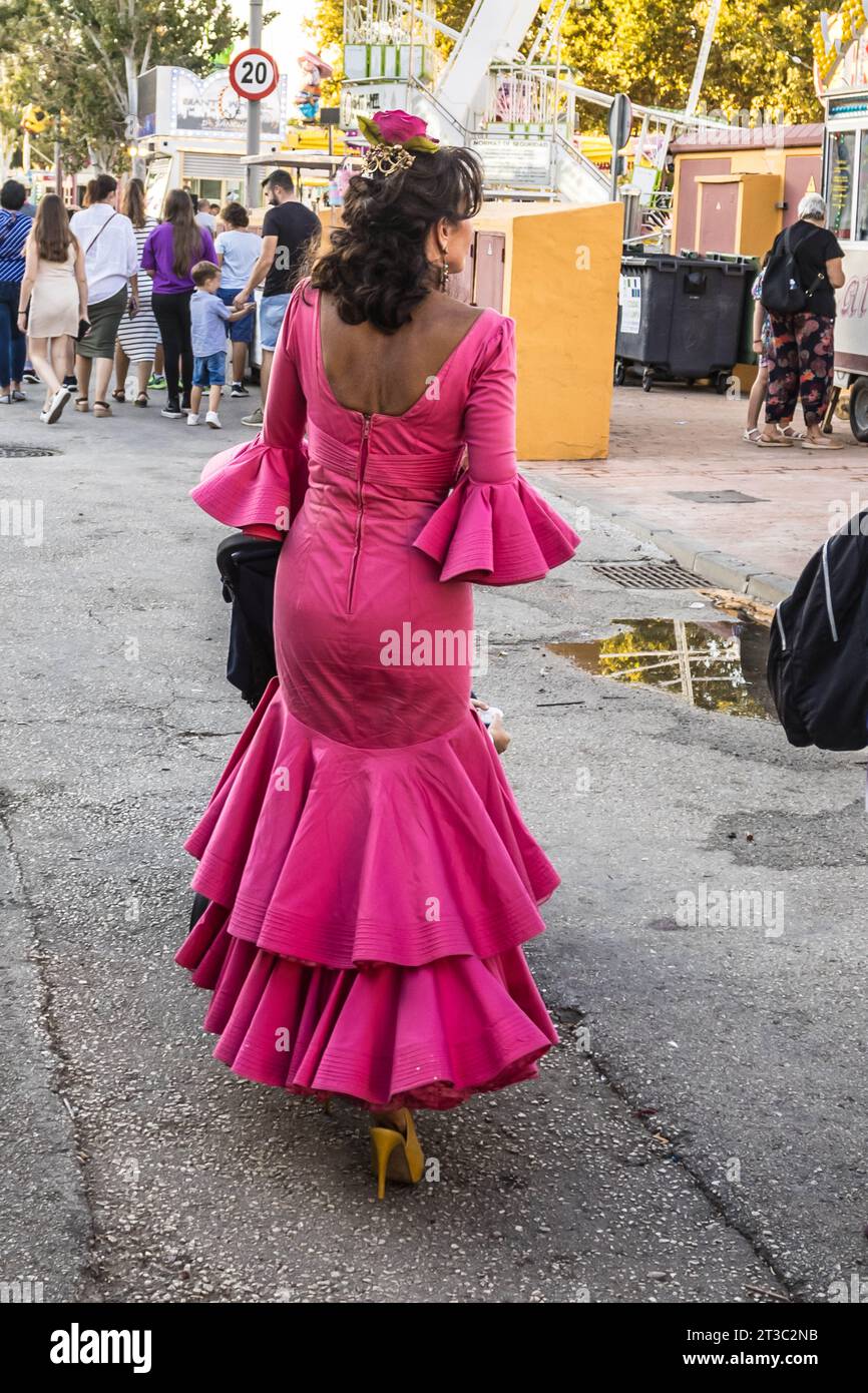 Spagna nel 2023 Fuengirola Feria Foto Stock