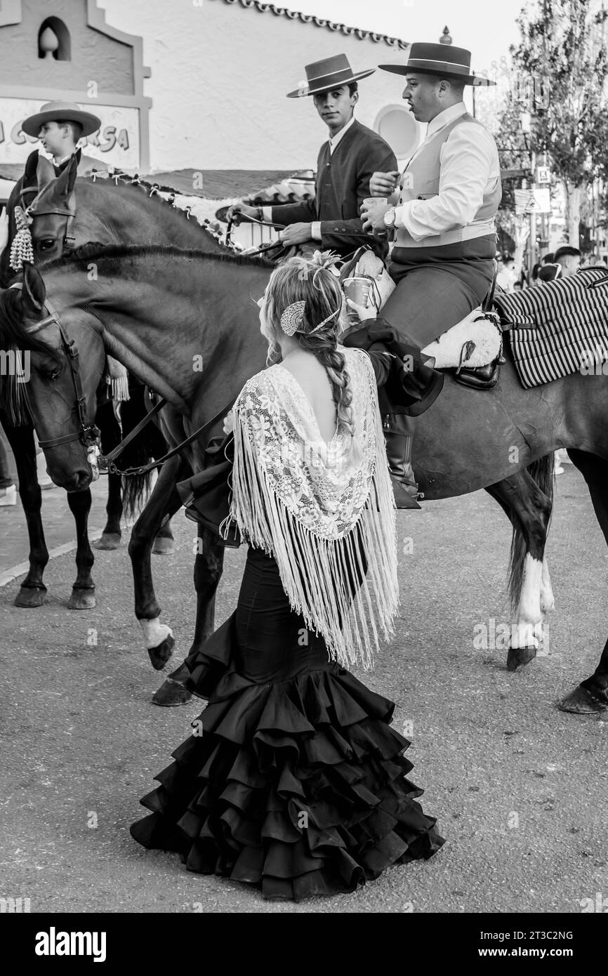 Spagna nel 2023 Fuengirola Feria Foto Stock