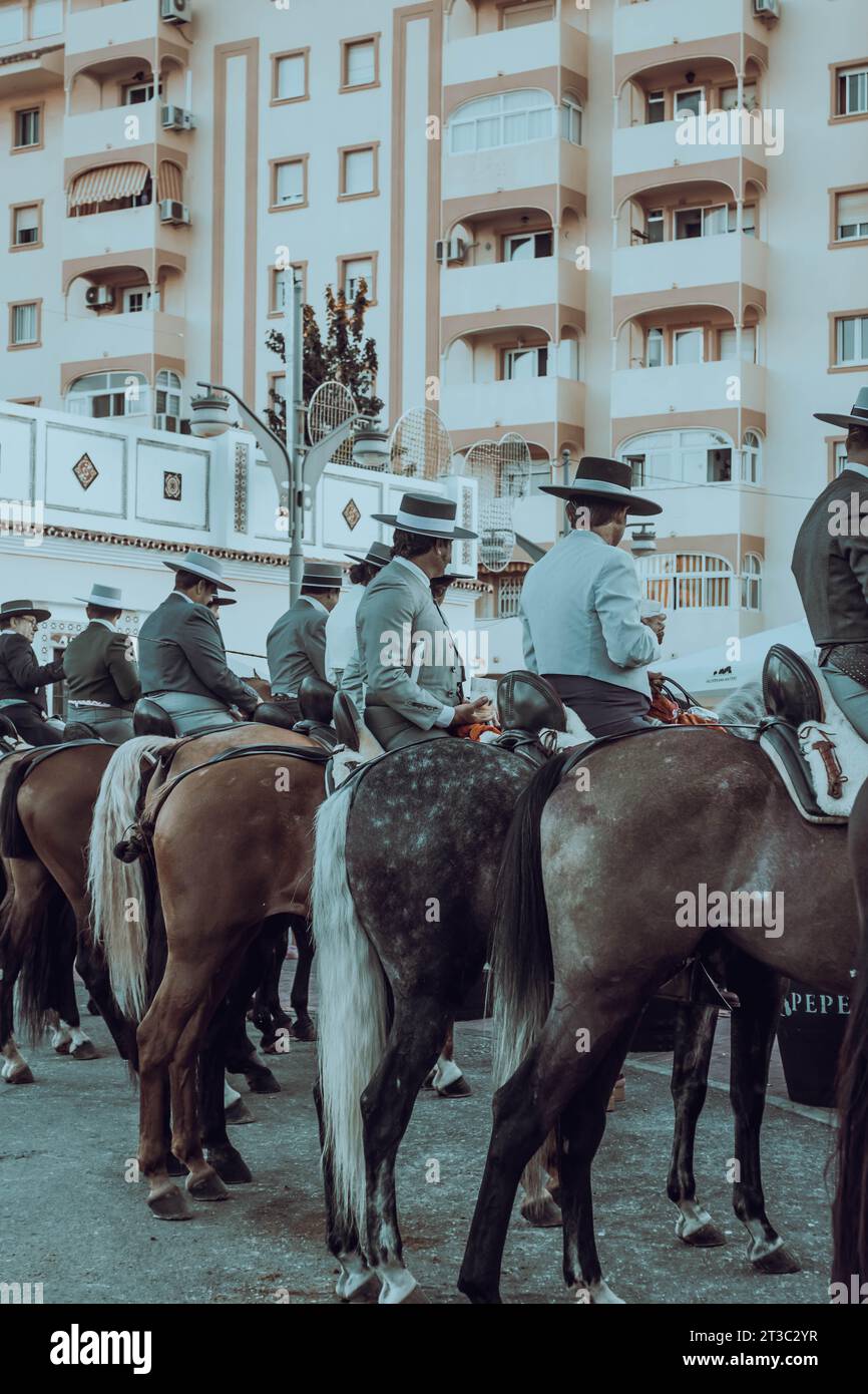 Spagna nel 2023 Fuengirola Feria Foto Stock