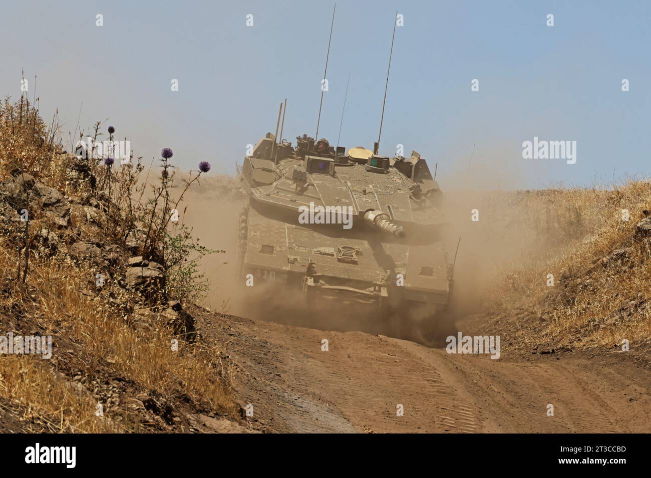 MERKAVA Mark 4 principale carro armato da battaglia delle forze di difesa israeliane. Foto Stock