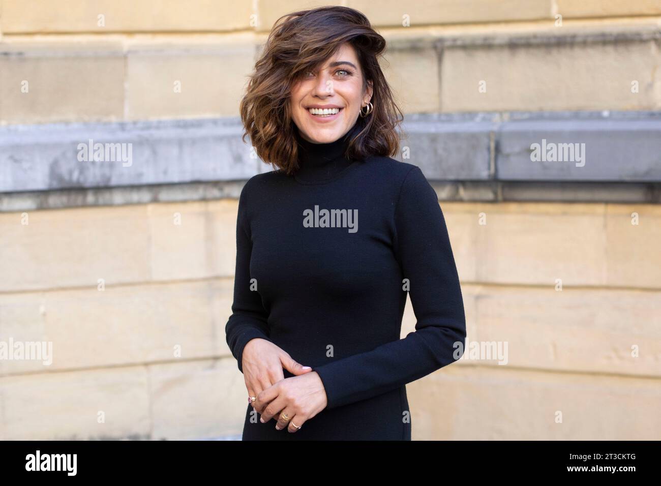 Maria Leon partecipa a una foto del film "Cerrar Los Ojos" durante il 71° Festival Internazionale del Cinema di San Sebastián presso l'Hotel Maria Cristina di Donostia-San Sebastian. Foto Stock