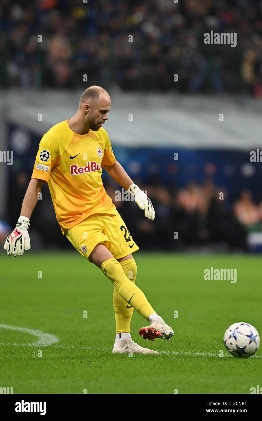 Inter FC Internazionale e FC Salisburgo gruppo D - UEFA Champions League 2023/24 partita, il 24 ottobre 2023, allo stadio Giuseppe Meazza San Siro Siro di Milano Foto Stock