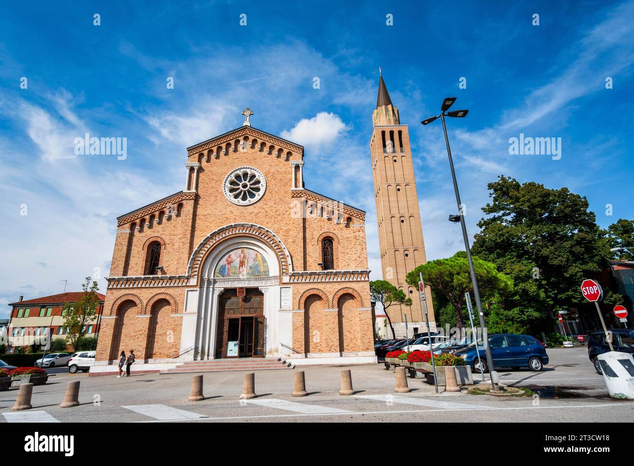 Chiesa di San Giovanni Battista, Jesolo, Veneto, Italia Foto Stock