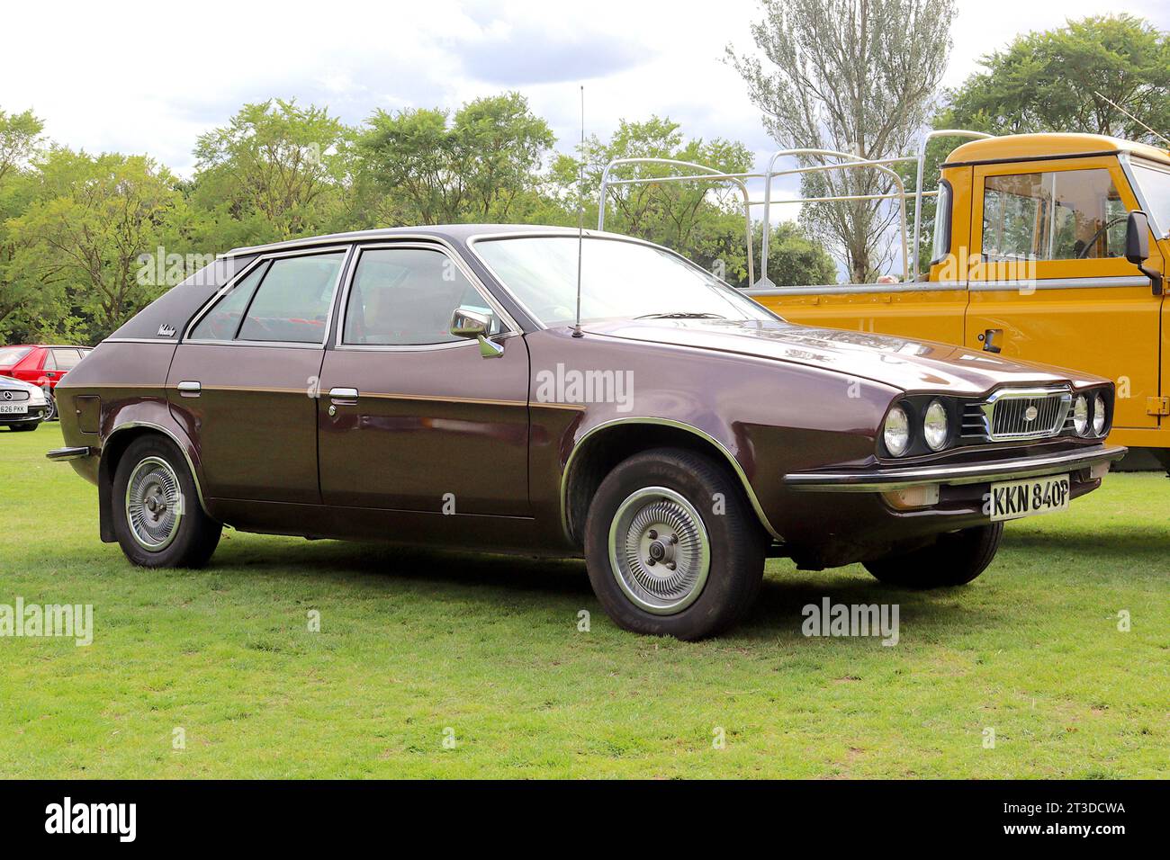 Una delle auto più rare del Regno Unito, una 1975 Wolseley 18-22, una delle meno di 10 sopravvissute registrate da un ciclo di produzione di 6 mesi per un totale di meno di 4.000 auto. Foto Stock