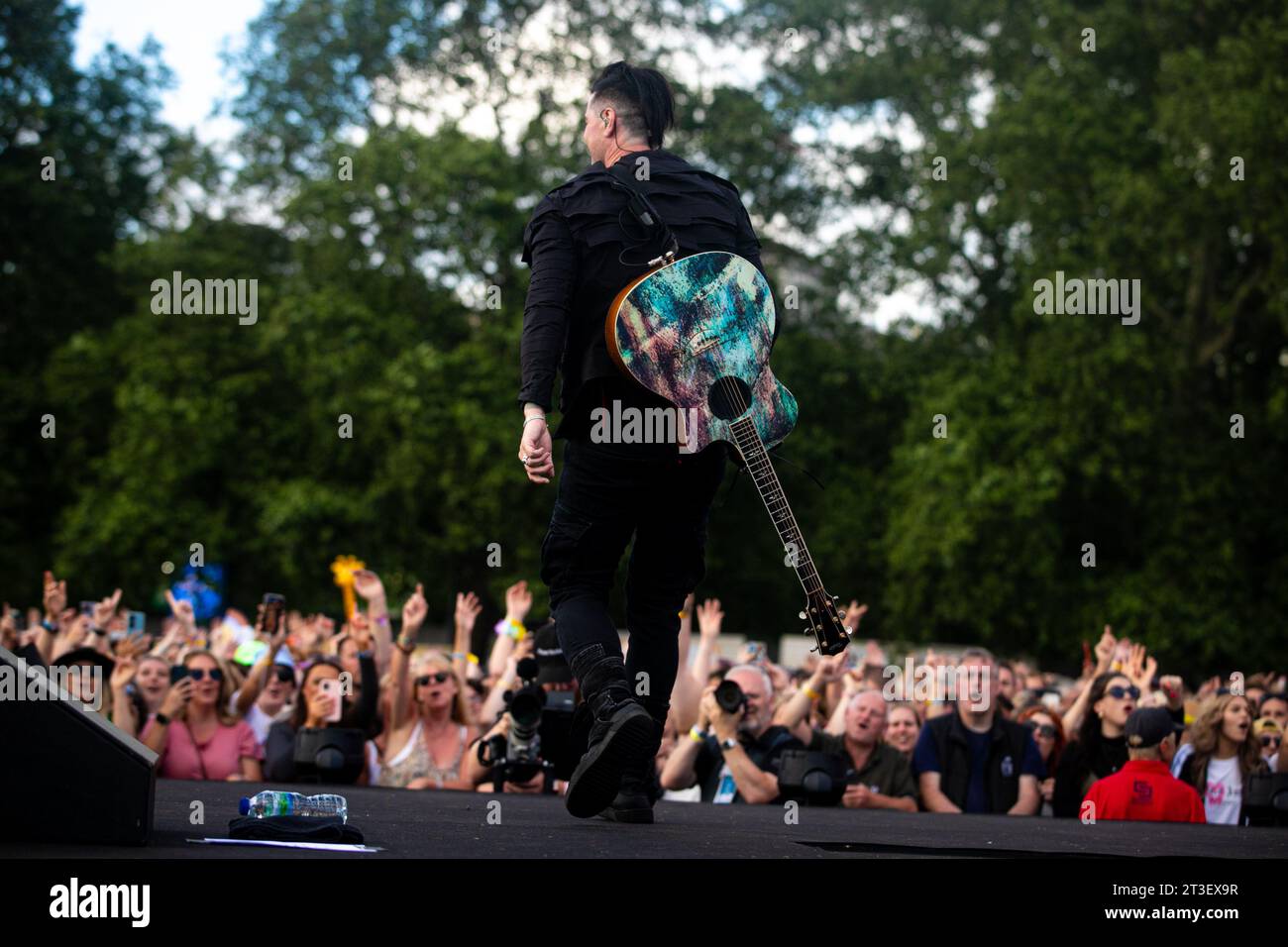 Londra, Regno Unito - 1 luglio 2023: The script | Danny o'Donoghue si esibisce all'American Express British Summertime a Hyde Park, Londra. Foto Stock