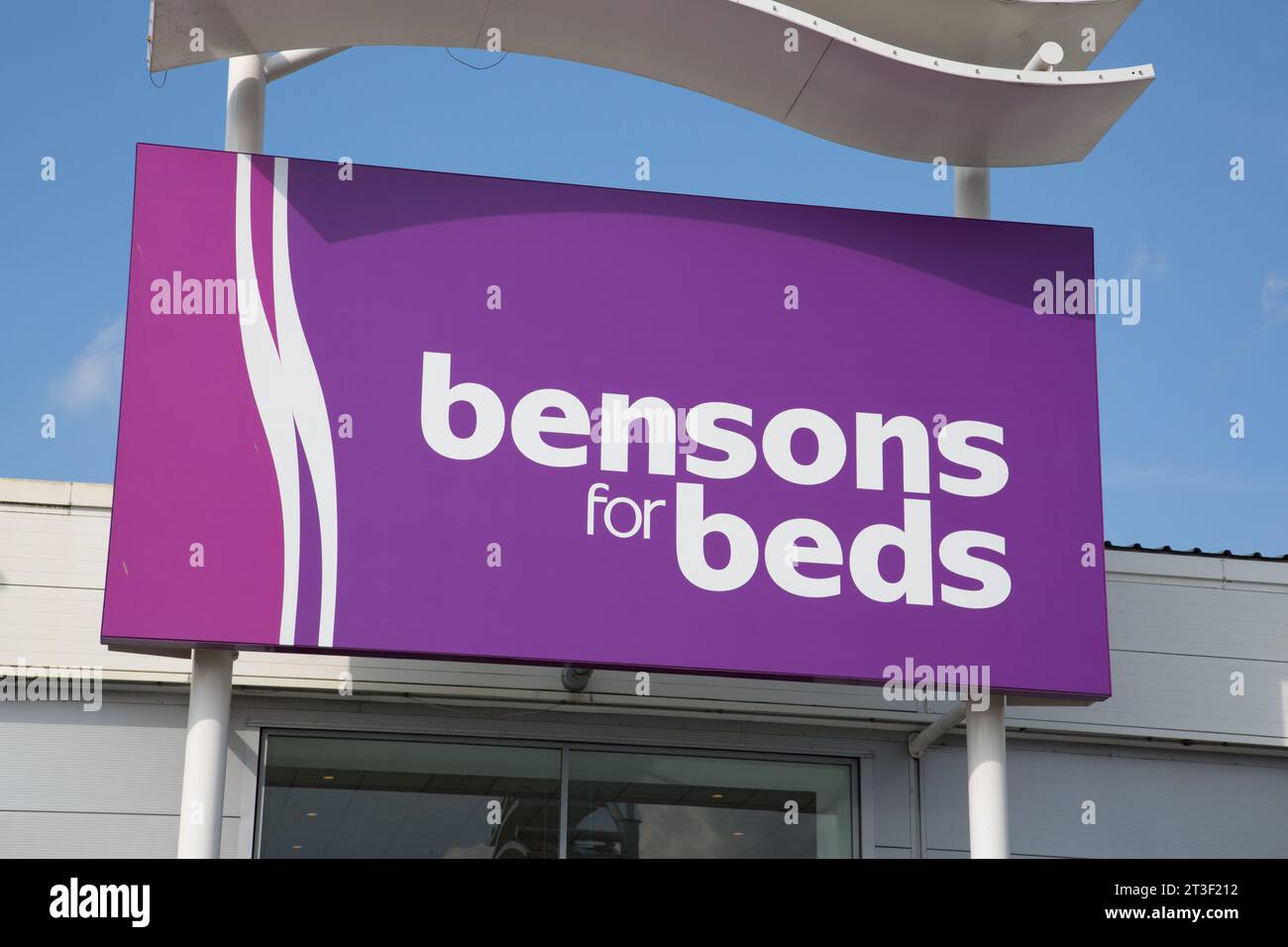 Logo Bensons for Beds Foto Stock