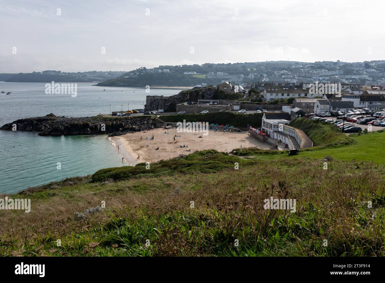 Porthgwidden Beach, St Ives, Cornwall, Regno Unito Foto Stock