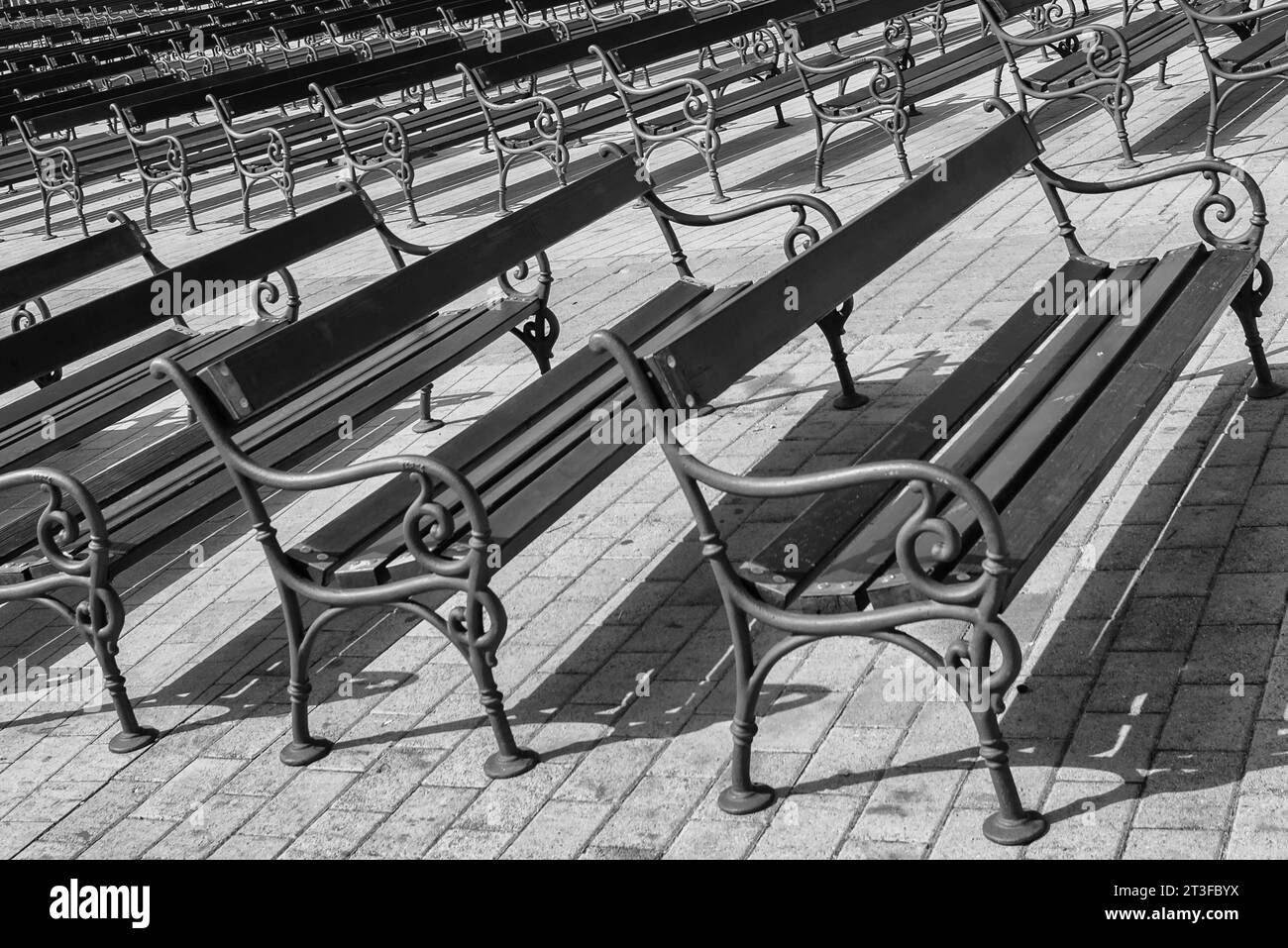PANCHINE Foto Stock