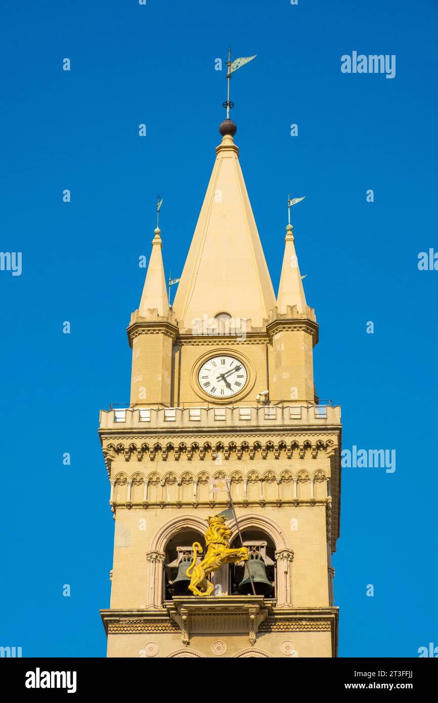 Italia, Sicilia, Messina, Cattedrale di nostra Signora dell'assunzione, (Santa Maria Assunta) Foto Stock