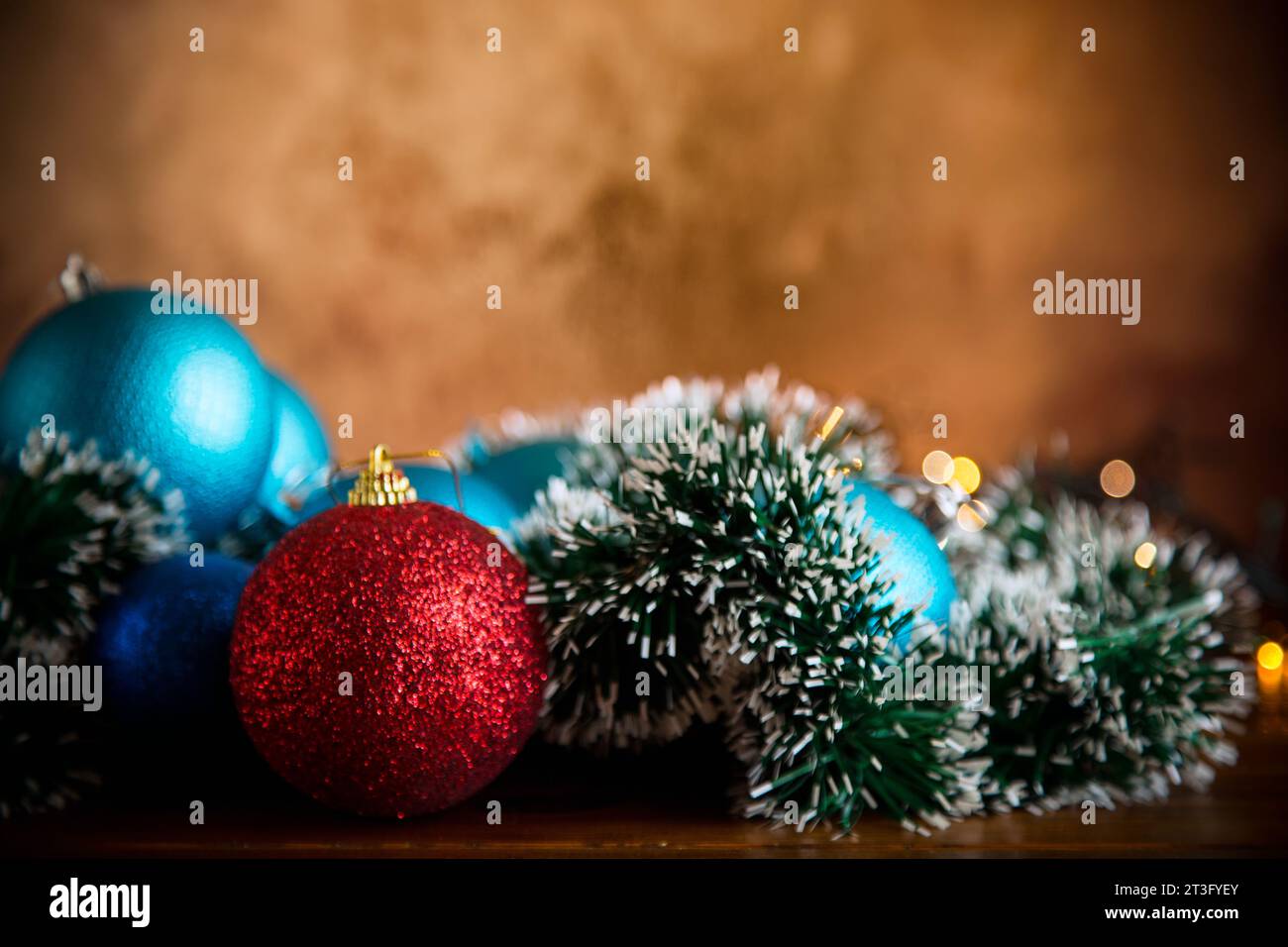 Sfondo natalizio e Capodanno. Foto di alta qualità Foto Stock