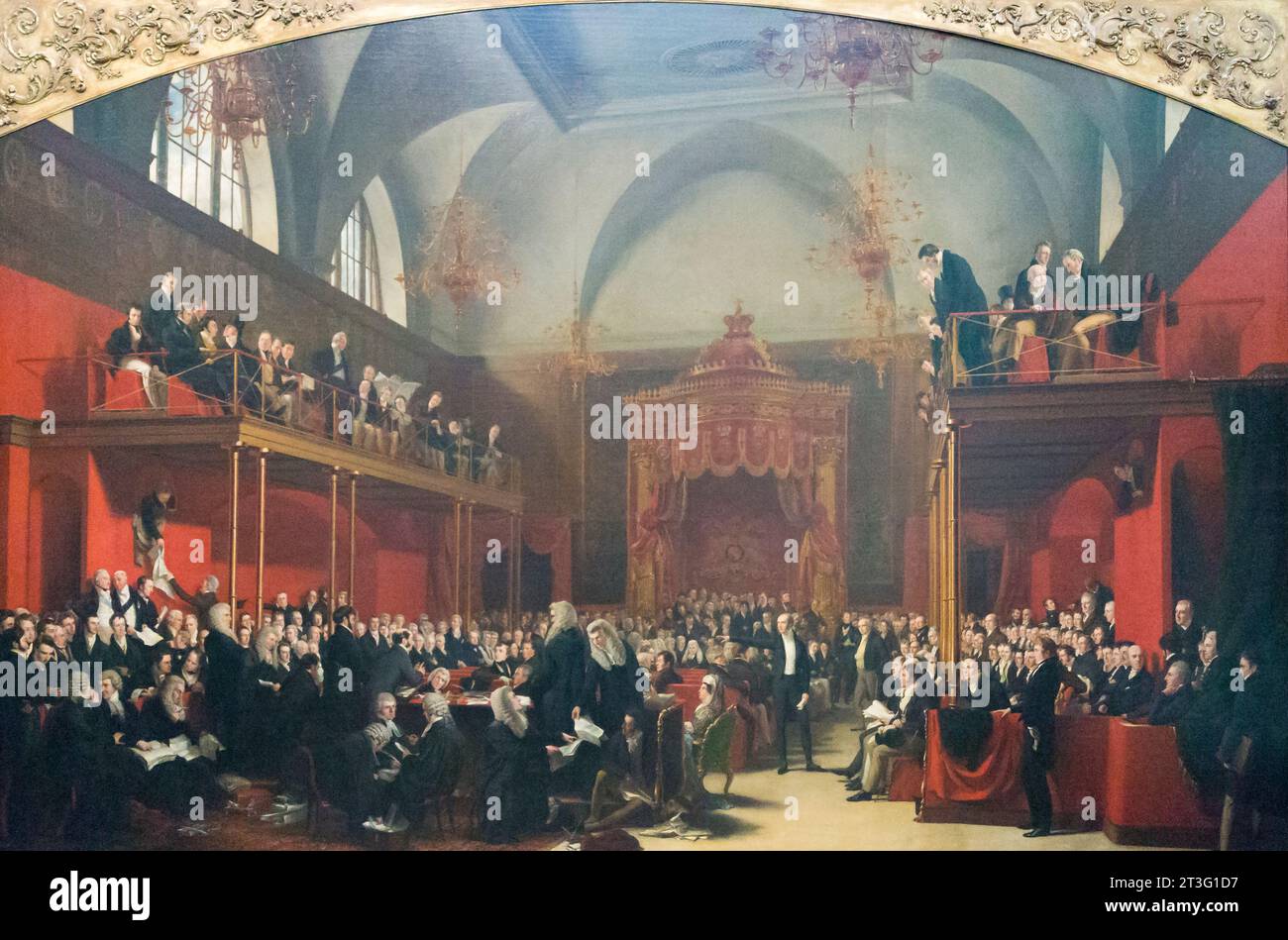 Il processo alla regina Carolina 1820 di Sir George Hayter Foto Stock