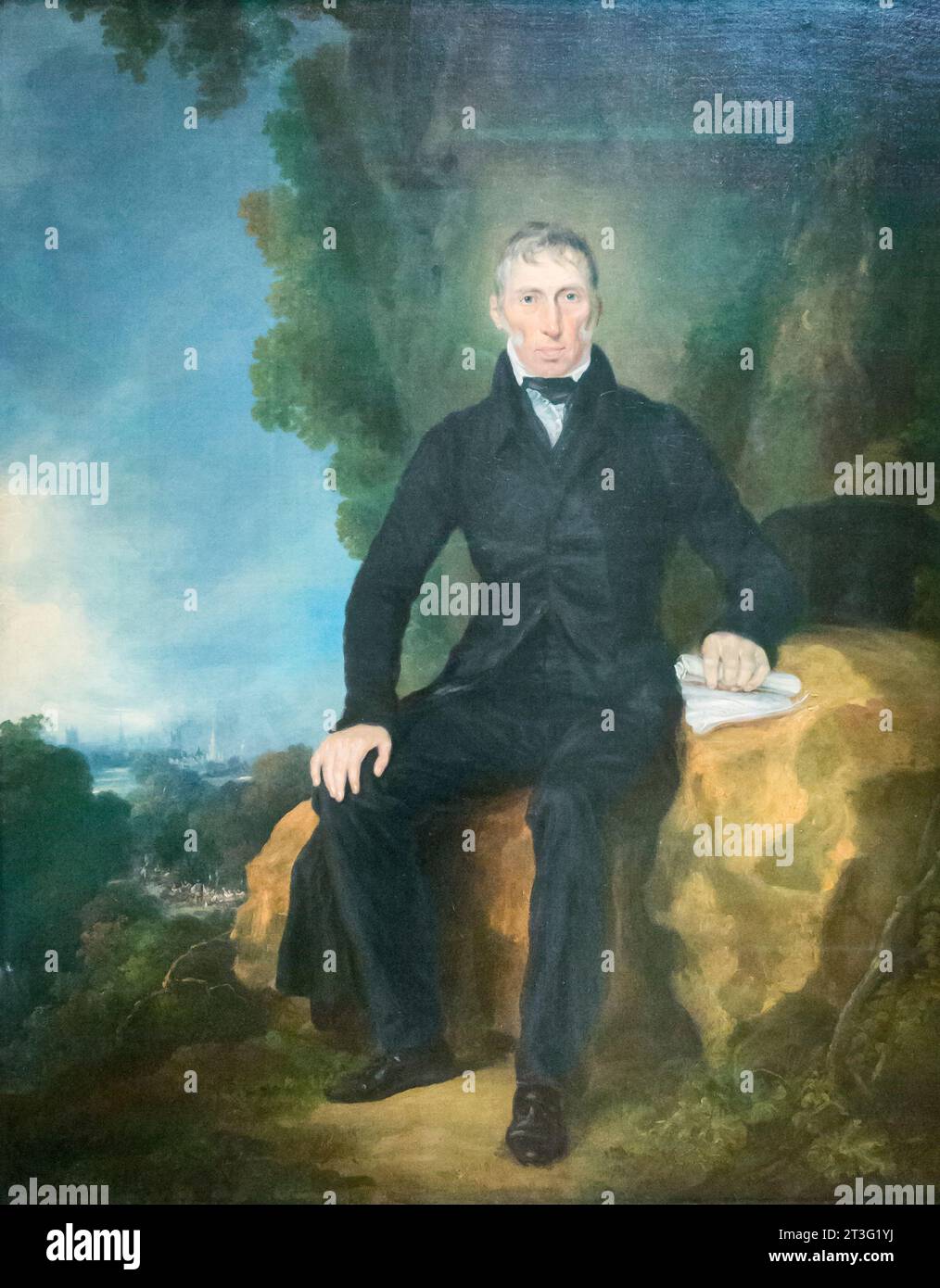 John Loudon McAdam di un artista sconosciuto Foto Stock