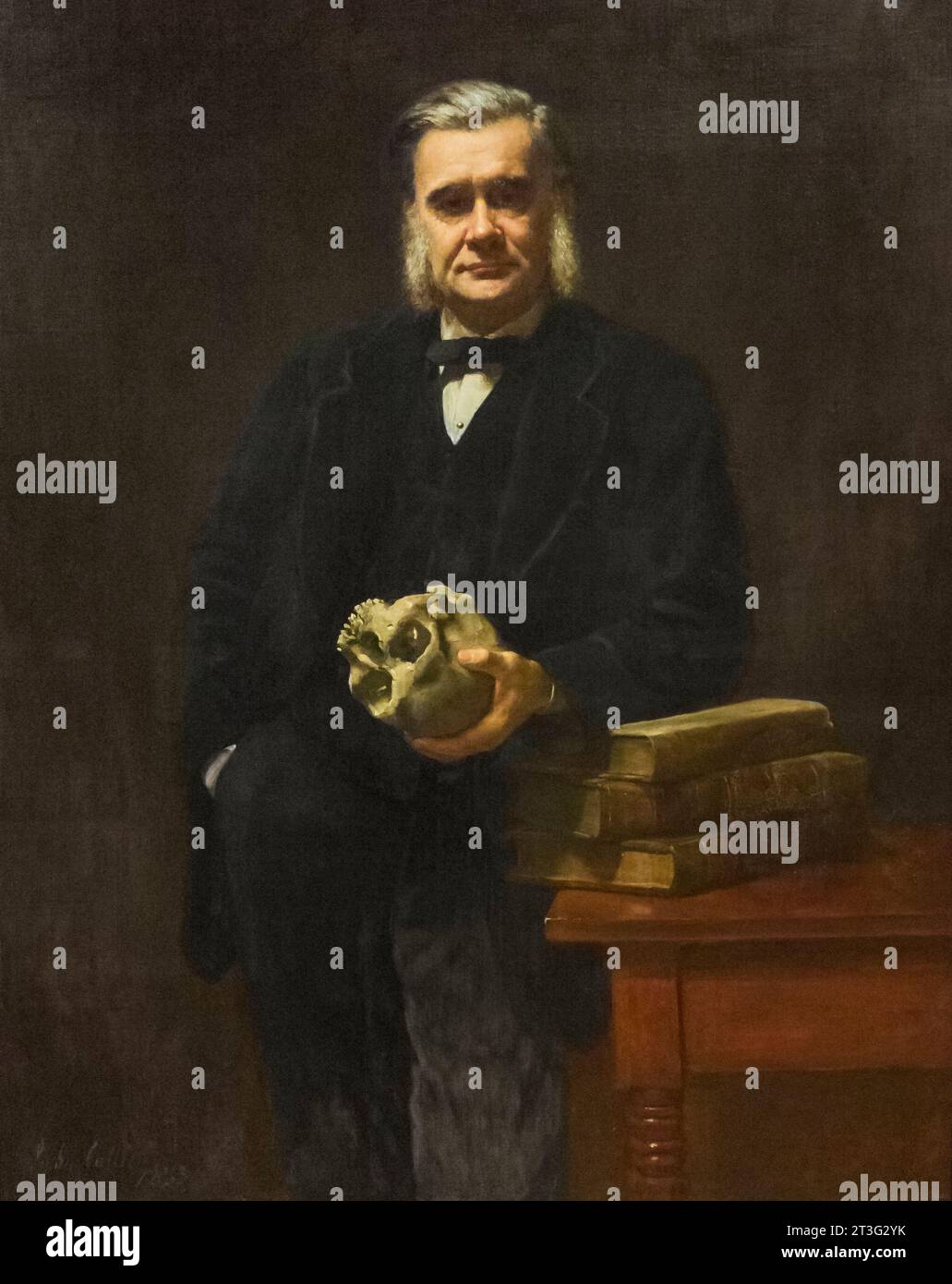 Thomas Henry Huxley di John Collier Foto Stock