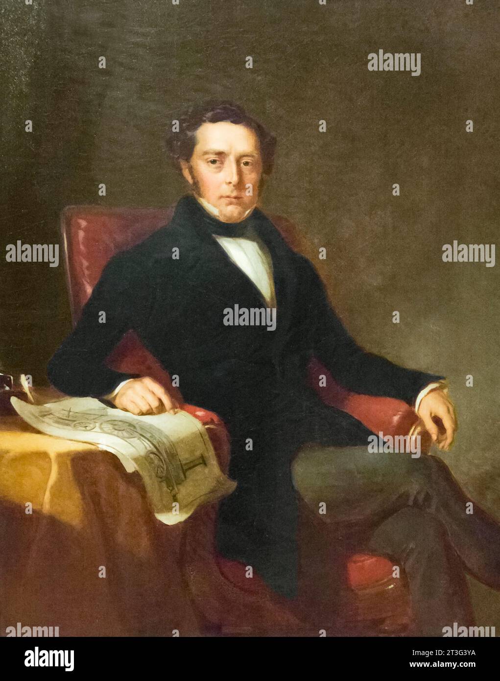 Robert Stephenson da John Lucas Foto Stock