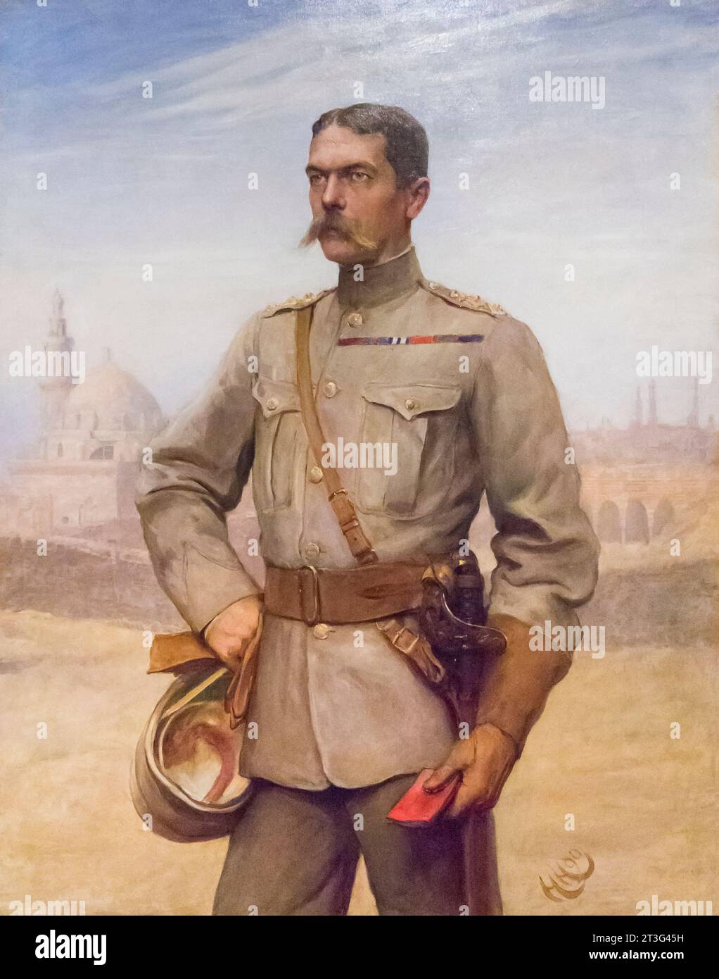 Horatio Herbert Kitchener, i conte Kitchener di Khartoum da Sir Hubert von Herkomer, e Frederick Goodall Foto Stock
