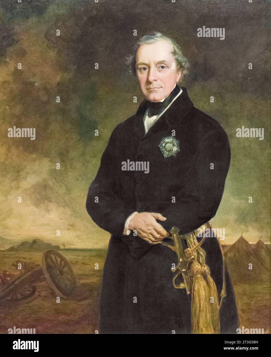 Henry Hardinge, i visconte Hardinge di Lahore, replica di Sir Francis Grant Foto Stock