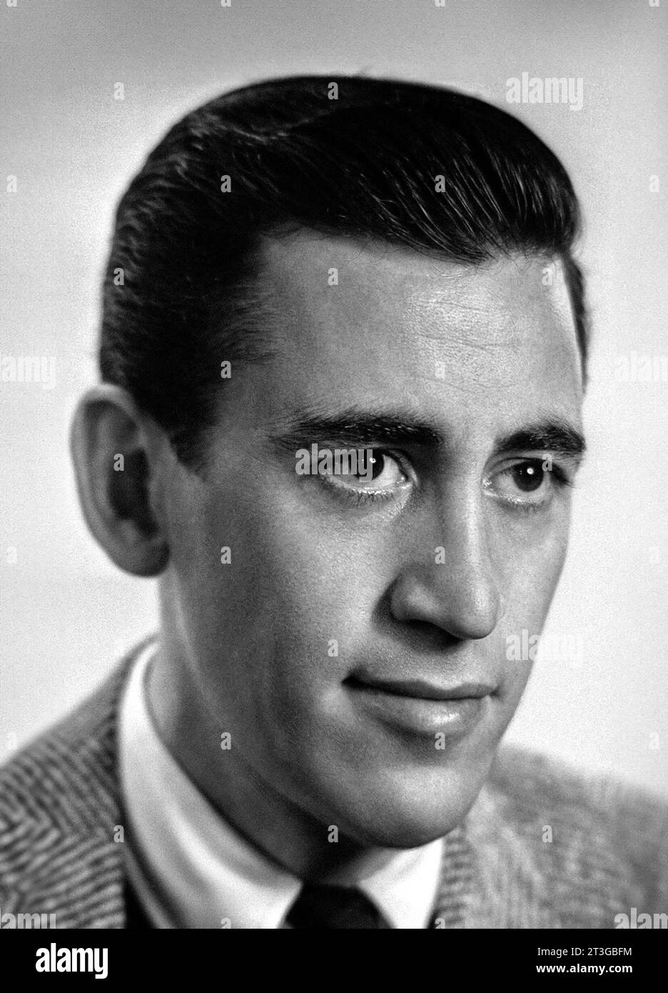 J D Salinger. Ritratto dell'autore americano, Jerome David Salinger (1919-2010) nel 1950 Foto Stock