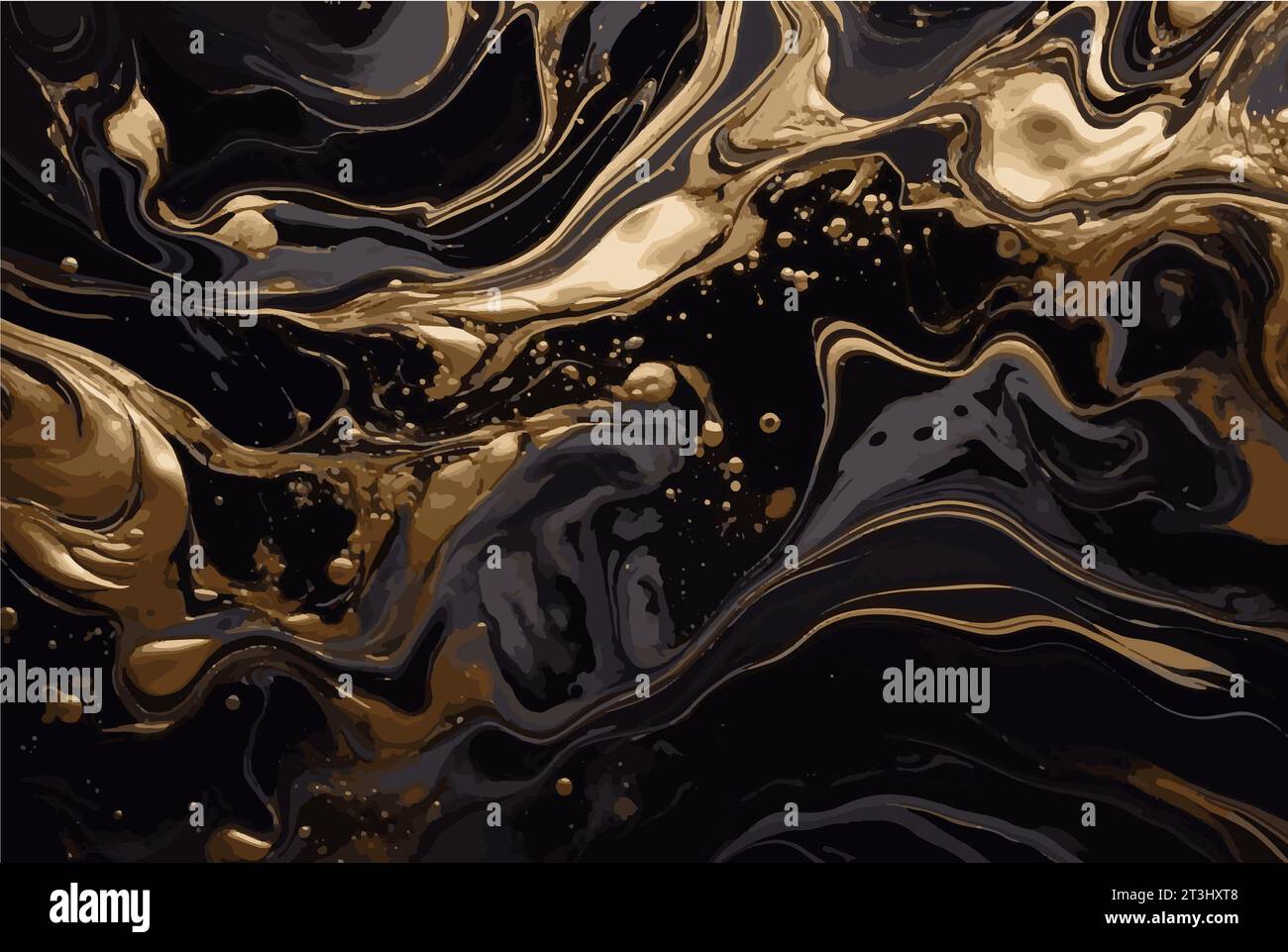 Arte astratta con inchiostro di marmo da squisiti dipinti originali per sfondo astratto . La pittura è stata dipinta. Foto Stock