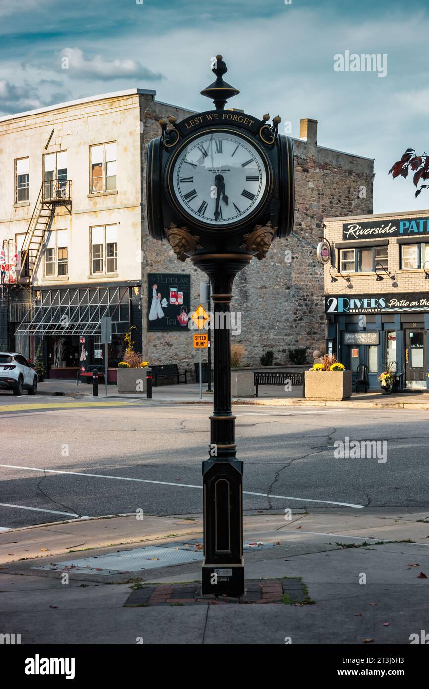 Centro di Parigi, Ontario, Canada. Foto Stock