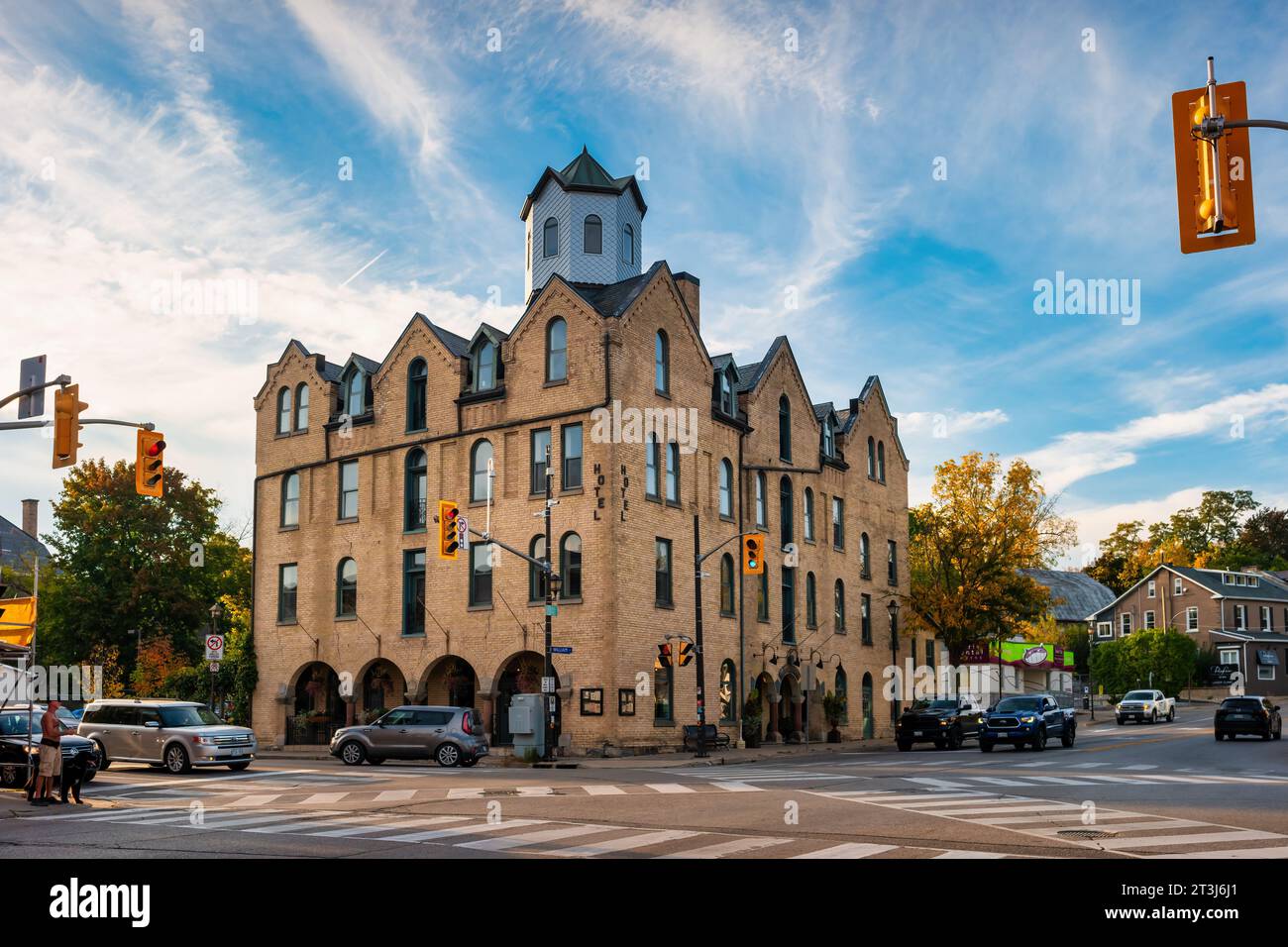 Centro di Parigi, Ontario, Canada. Foto Stock