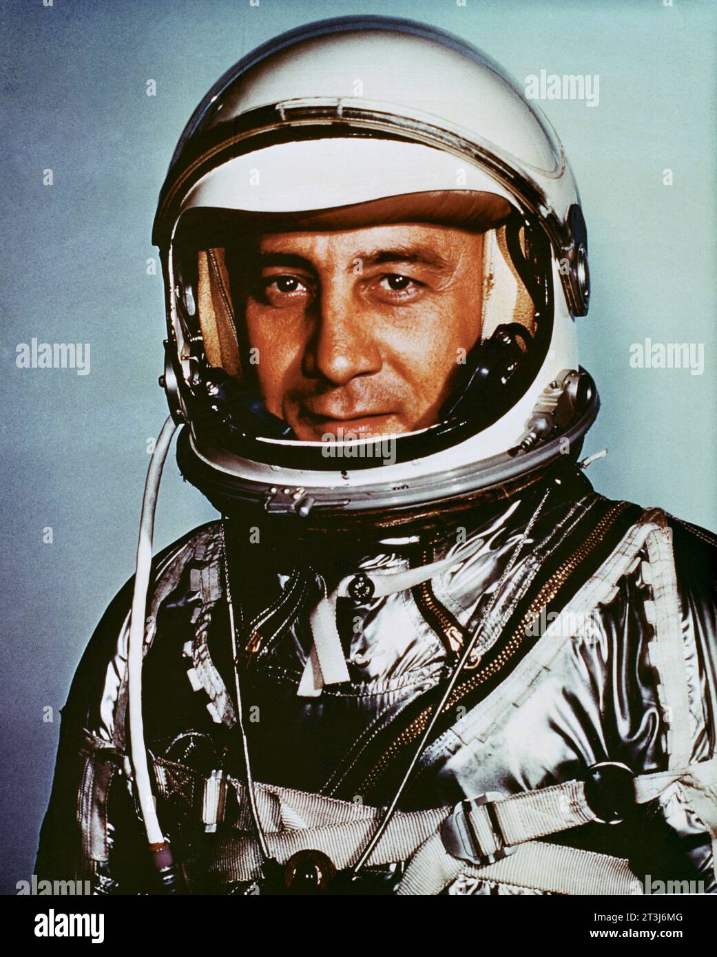 Gus Grissom, Astronaut Virgil I.. Grissom, pilota del volo spaziale Mercury-Redstone 4 (MR-4). Foto Stock
