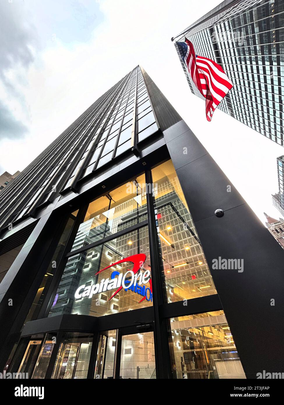 Filiale di Capital One, New York, New York, USA Foto Stock